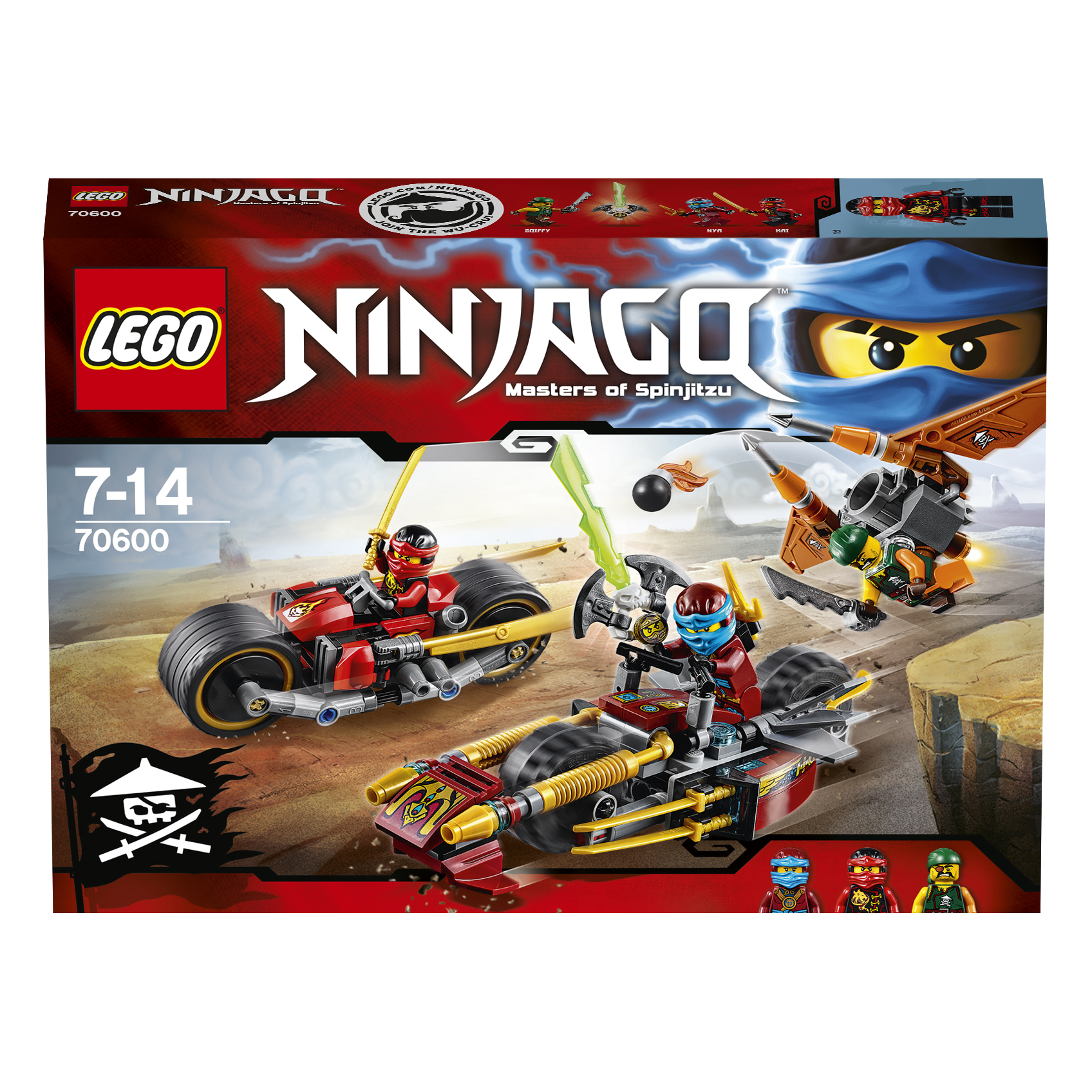 

Игрушка Ниндзяго Погоня на мотоциклах 70600