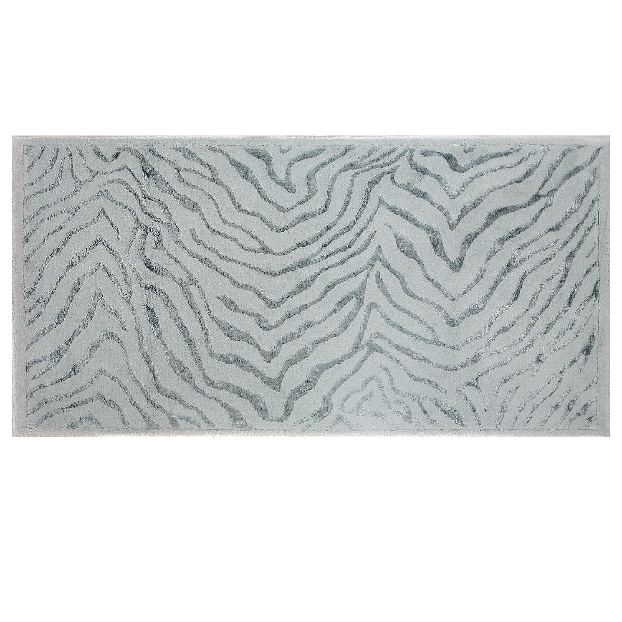 фото Ковёр 0.80х1.50 cotton zebra grey ковровые галереи