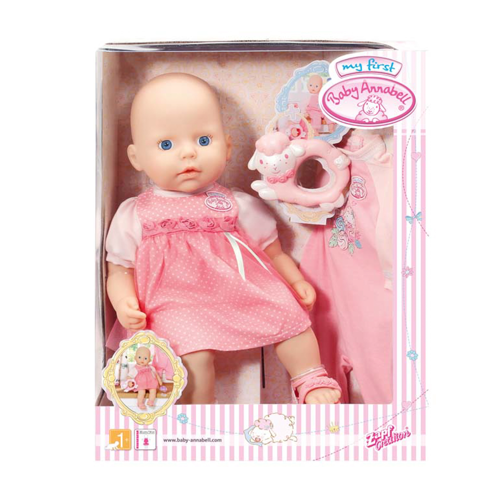 

Игрушка my first Baby Annabell Кукла с допол.набором одежды, 36 см, кор