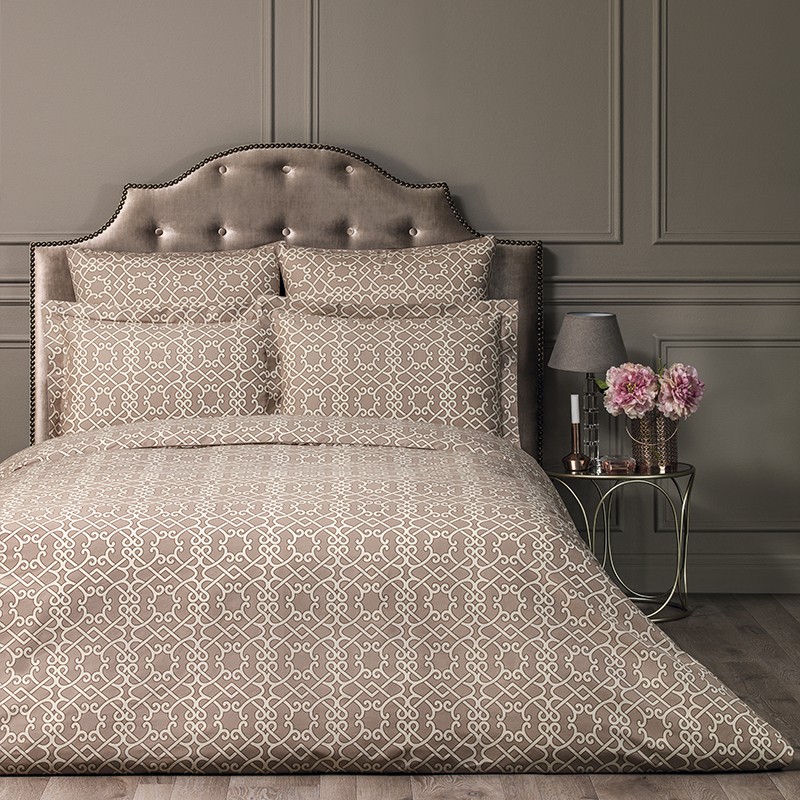 

Комплект постельного белья Монограмма Togas (30.07.29.0094), Светло-коричневый