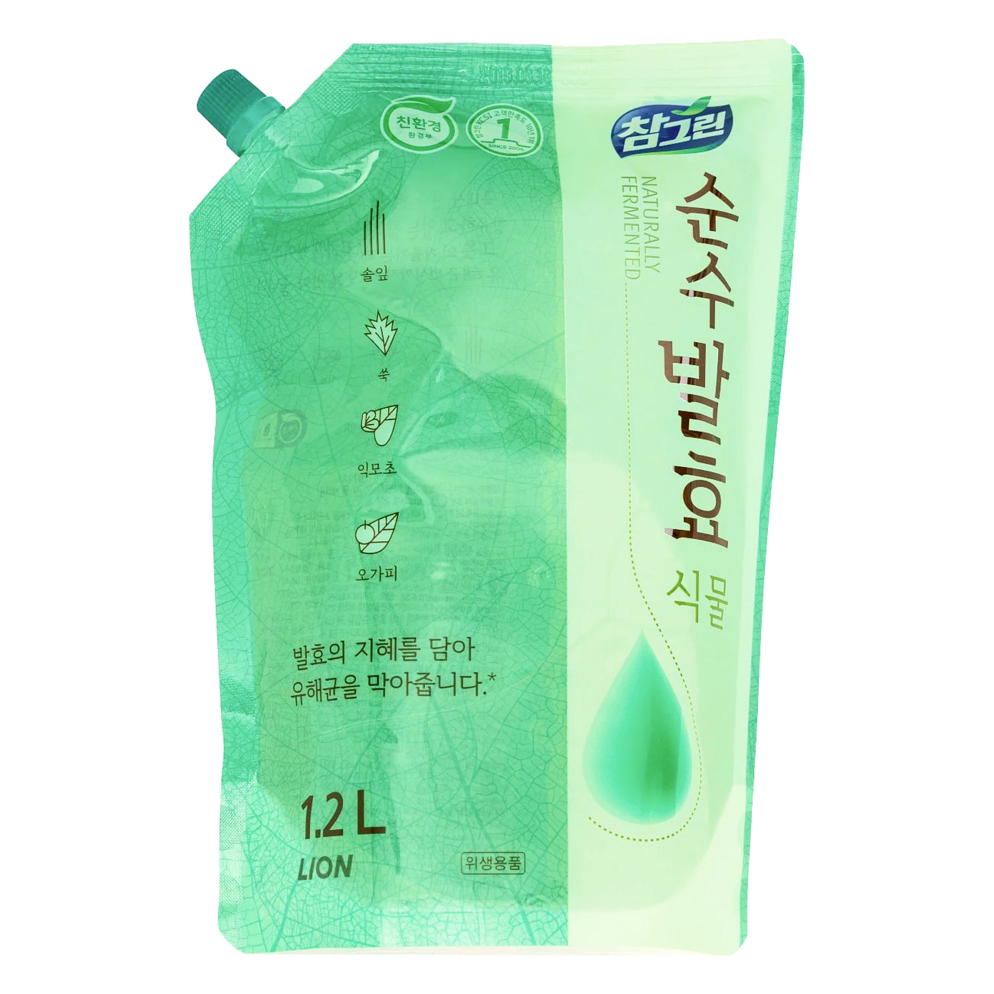 Средство для мытья посуды CJ Lion CHG Pure Fermentation Plant 1.2 л