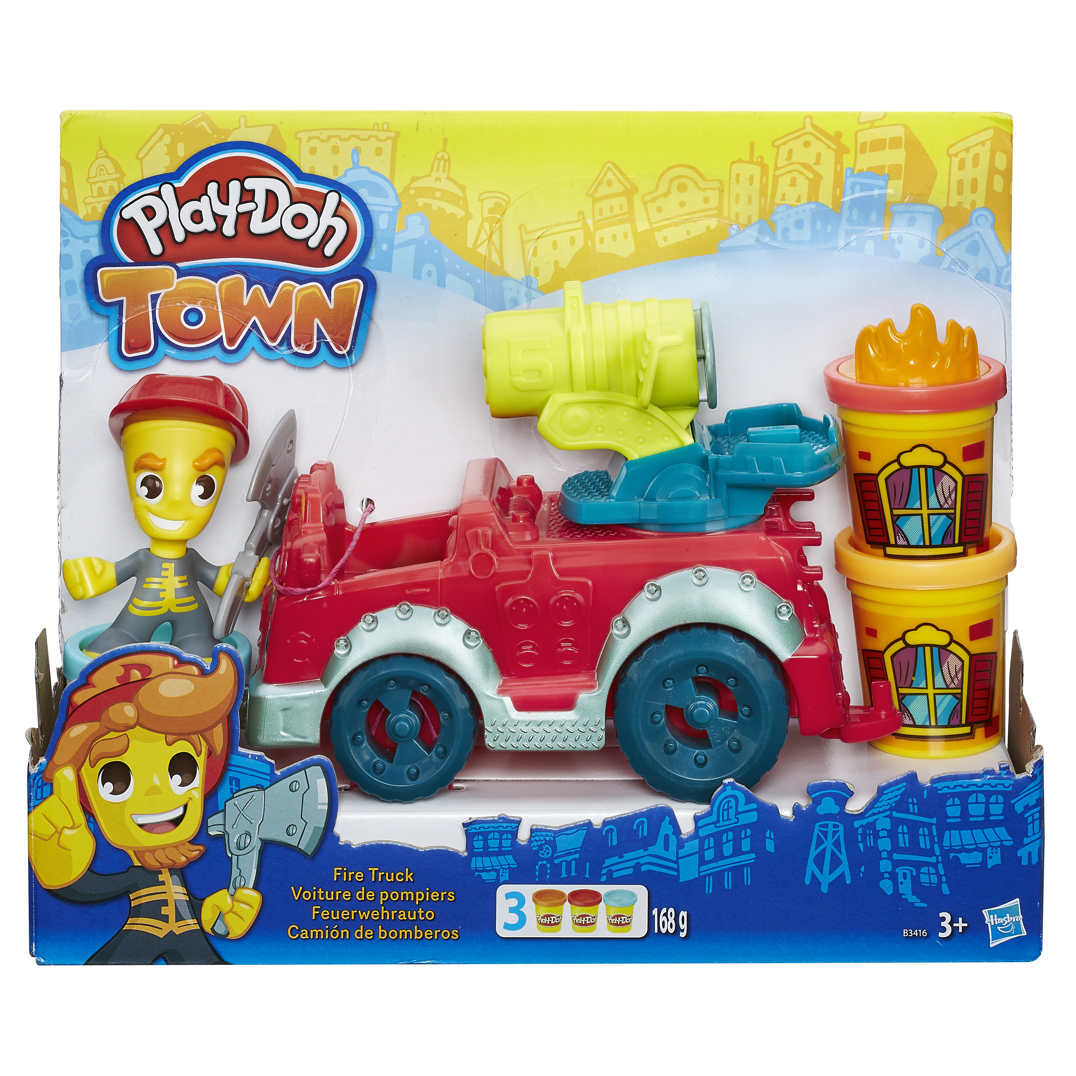 Игровой набор Play-Doh Город "Пожарная машина"