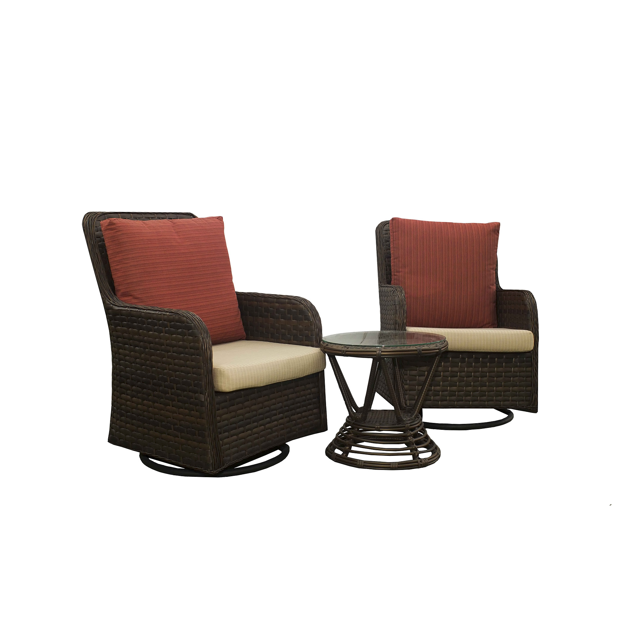 Комплект мебели Tengorattan, цвет коричневый, размер 62 х 63 х 78 см