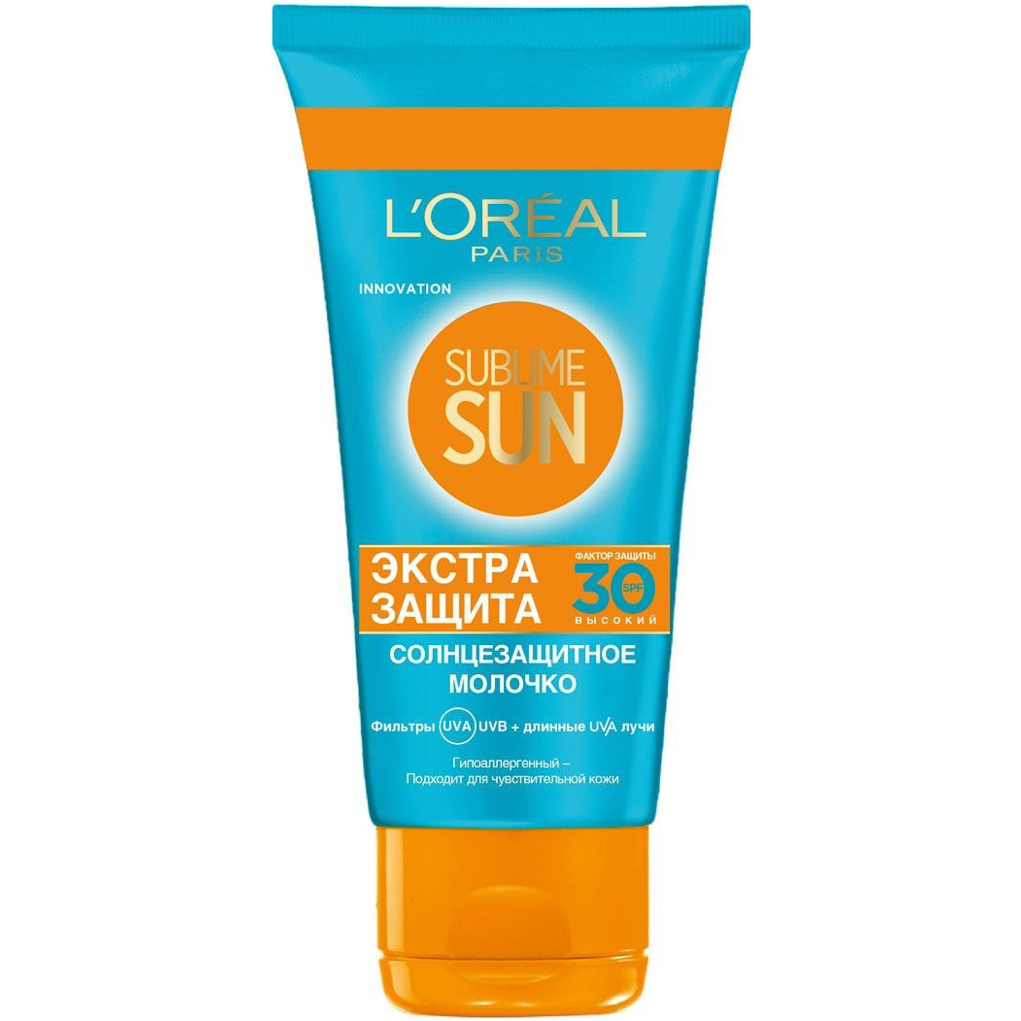 фото Солнцезащитное молочко для тела l'oreal paris sublime sun экстра защита spf30 50 мл l'oréal paris