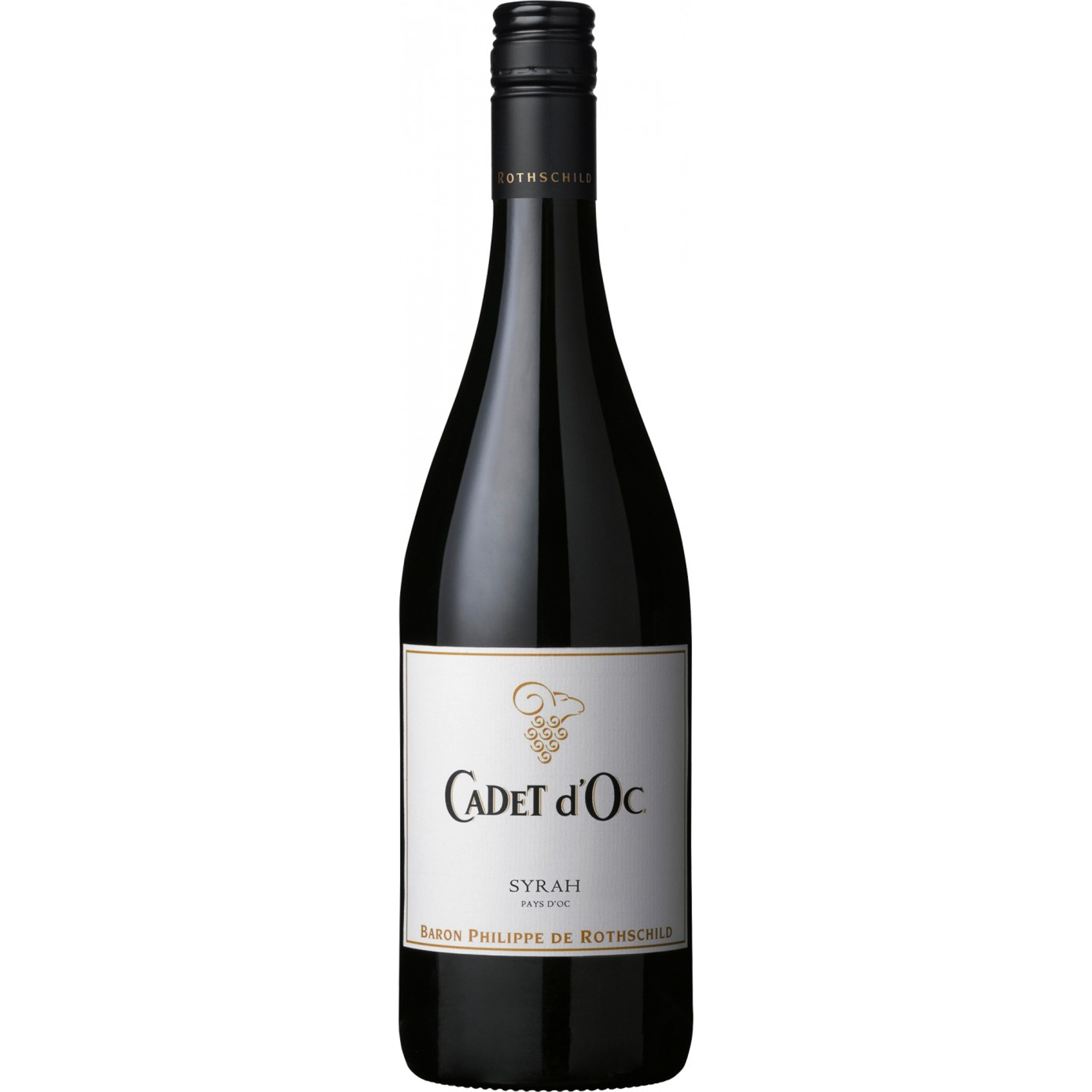 

Вино красное сухое Cadet d'Oc Syrah, Pays d'Oc IGP 0,75 л, Рубиновый