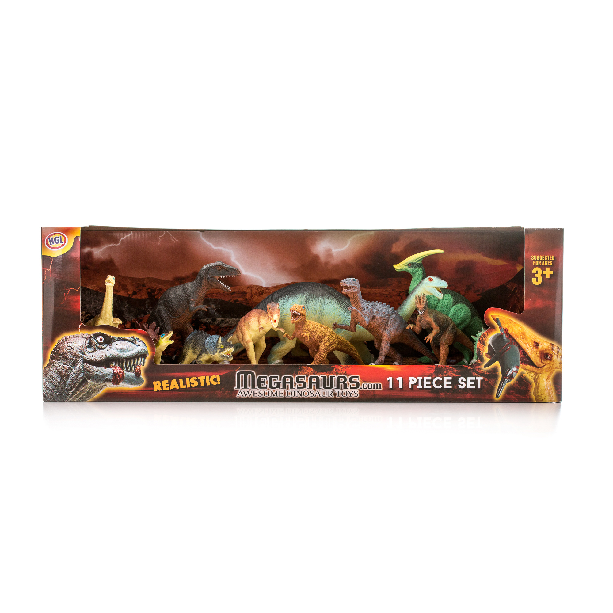 

Игрушка игровой набор динозавров 11 штук в ассортименте