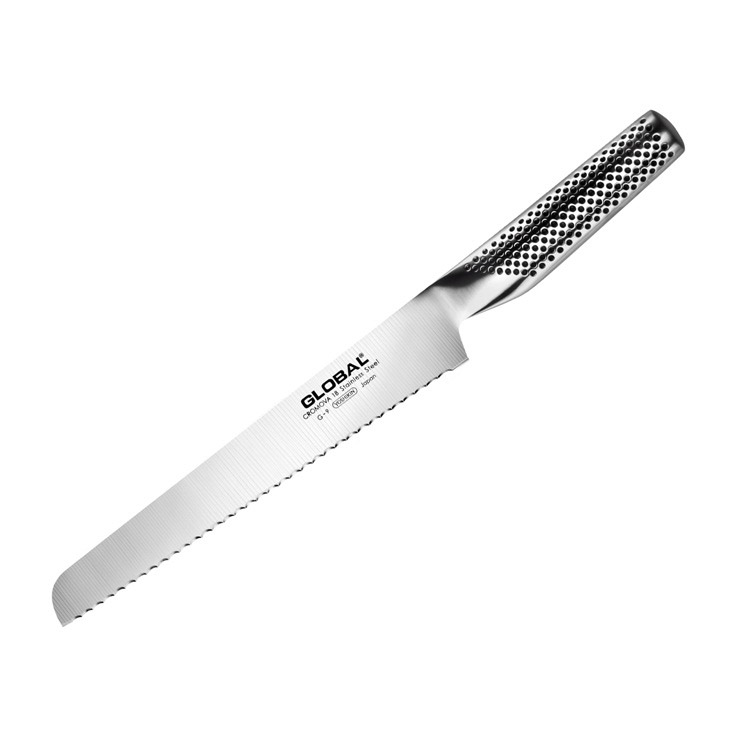 Нож для хлеба Global 22 см G-9, цвет стальной - фото 1