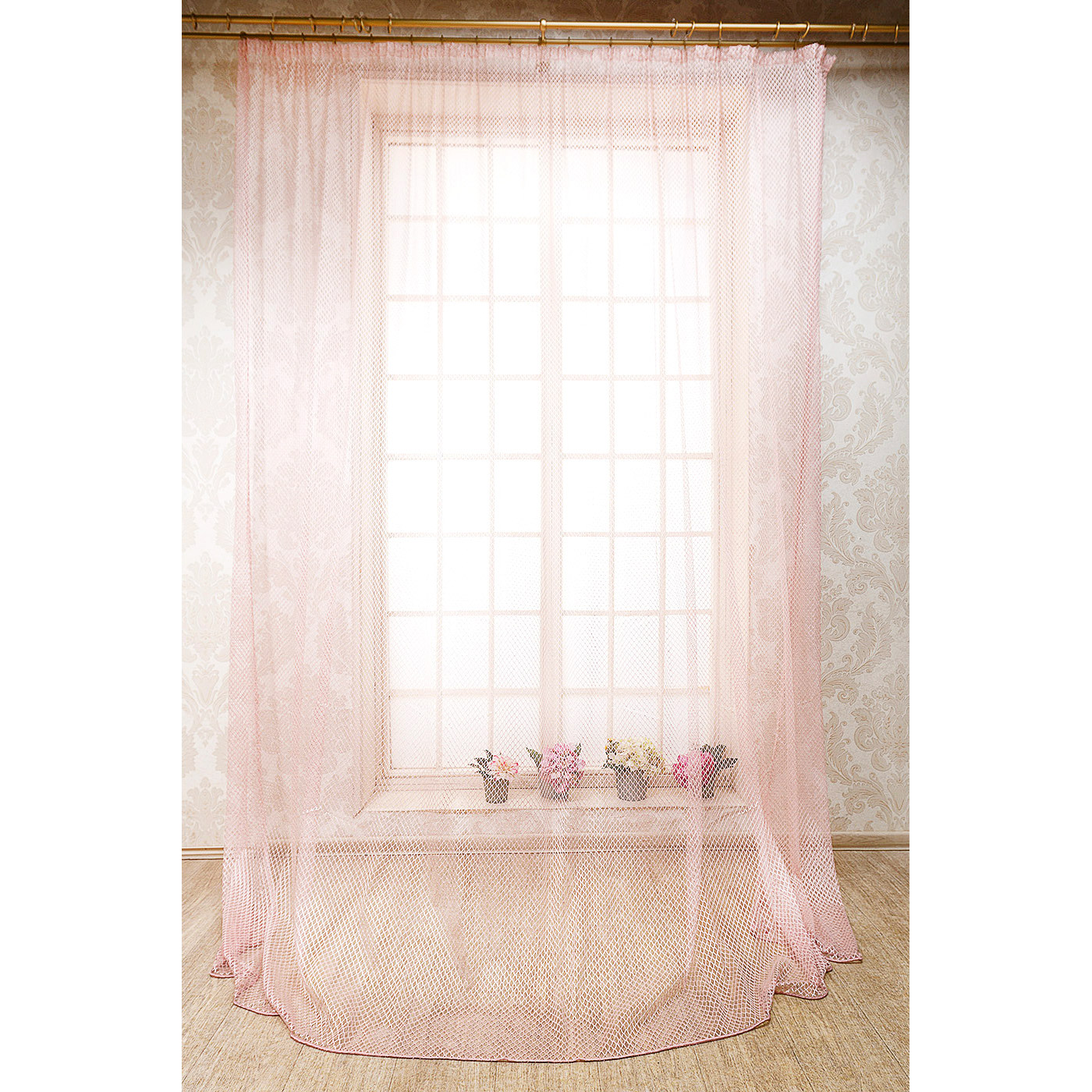 

Тюль Синай Togas 300x280 (50.19.74.0433), Розовый