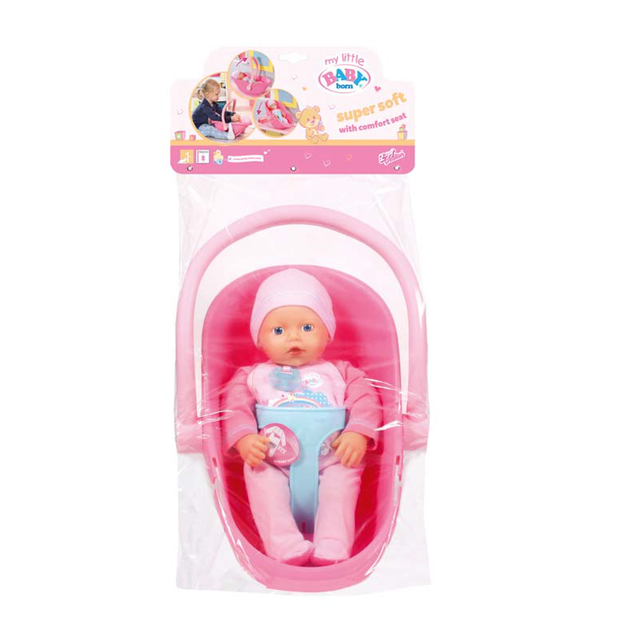 фото Игрушка my little baby born кукла 32 см и кресло-переноска zapf creation