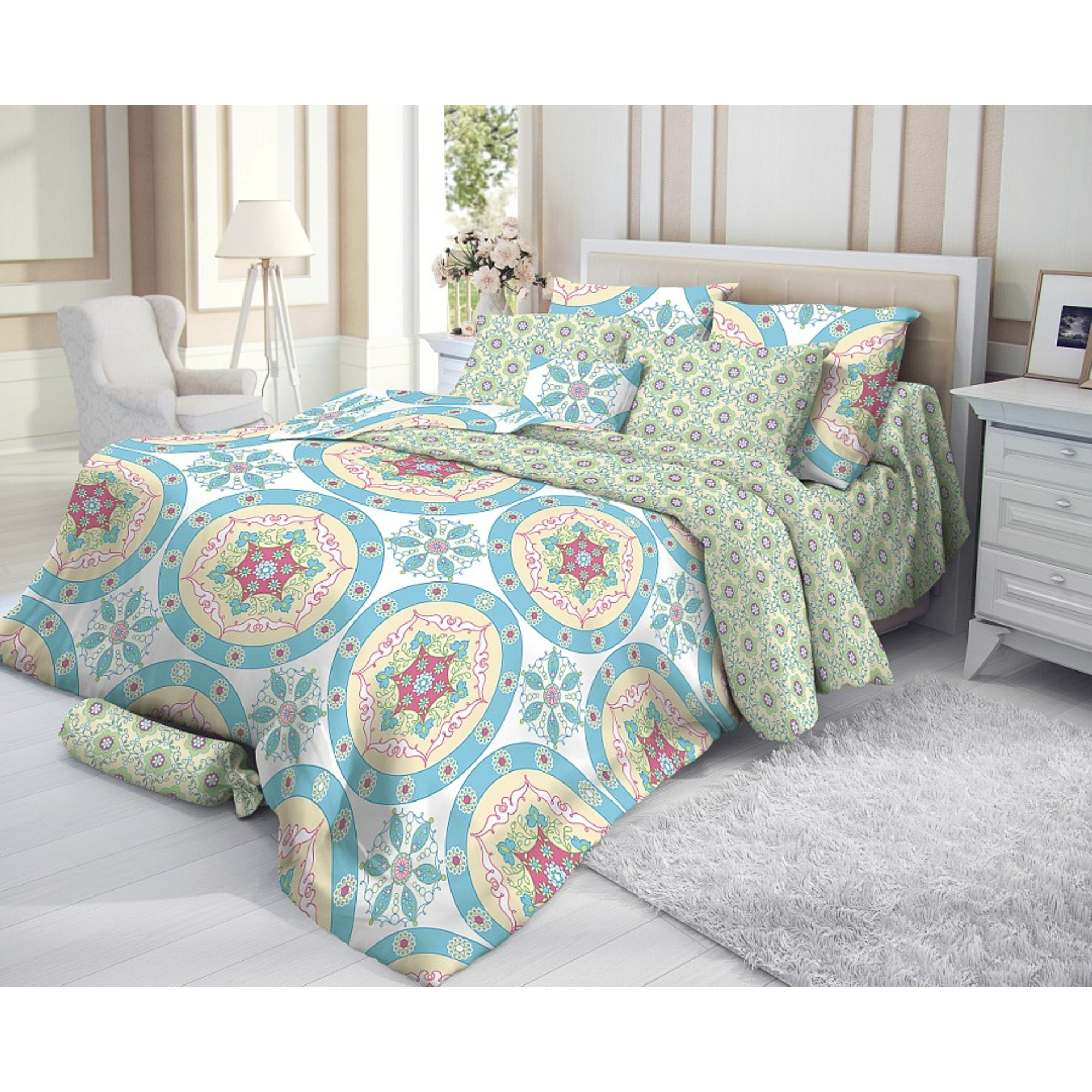 

Набор наволочек Verossa Constante Topaz (196791, Многоцветный узор