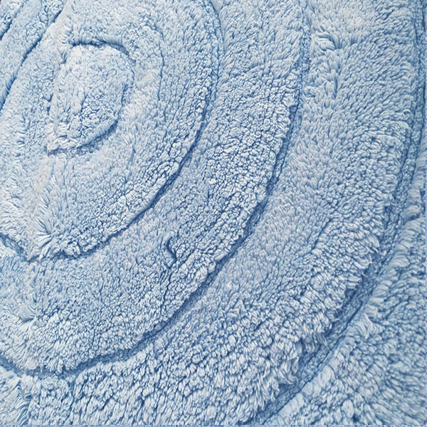 фото Коврик ag concept голубой кашемир с кругами 50х80 см