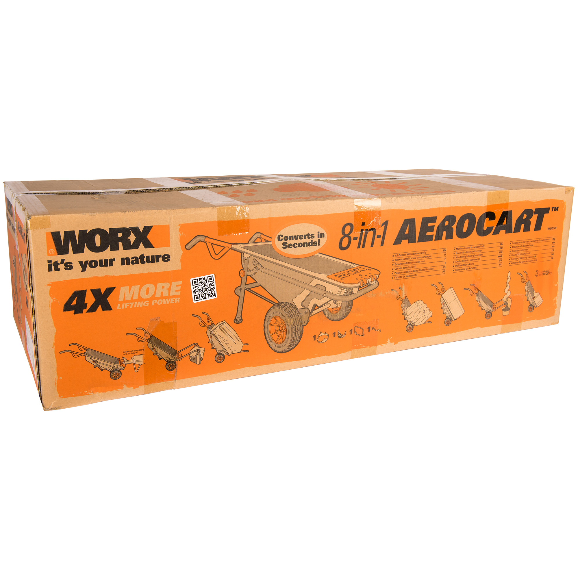 фото Тележка садовая worx wg050 aerocraft