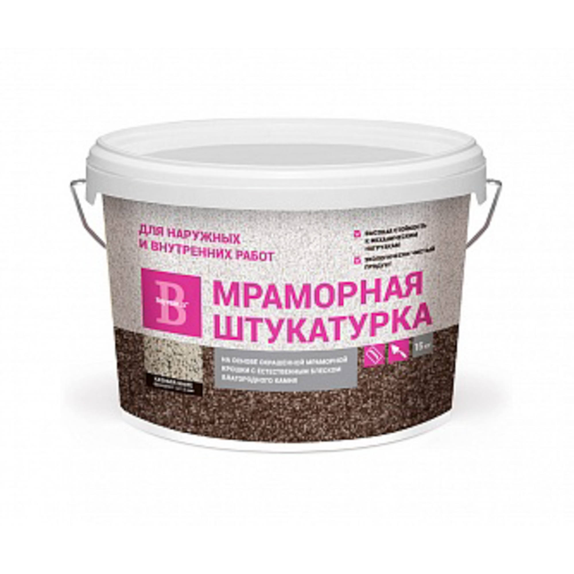 Штукатурка мраморная Bayramix «Royal White-n»