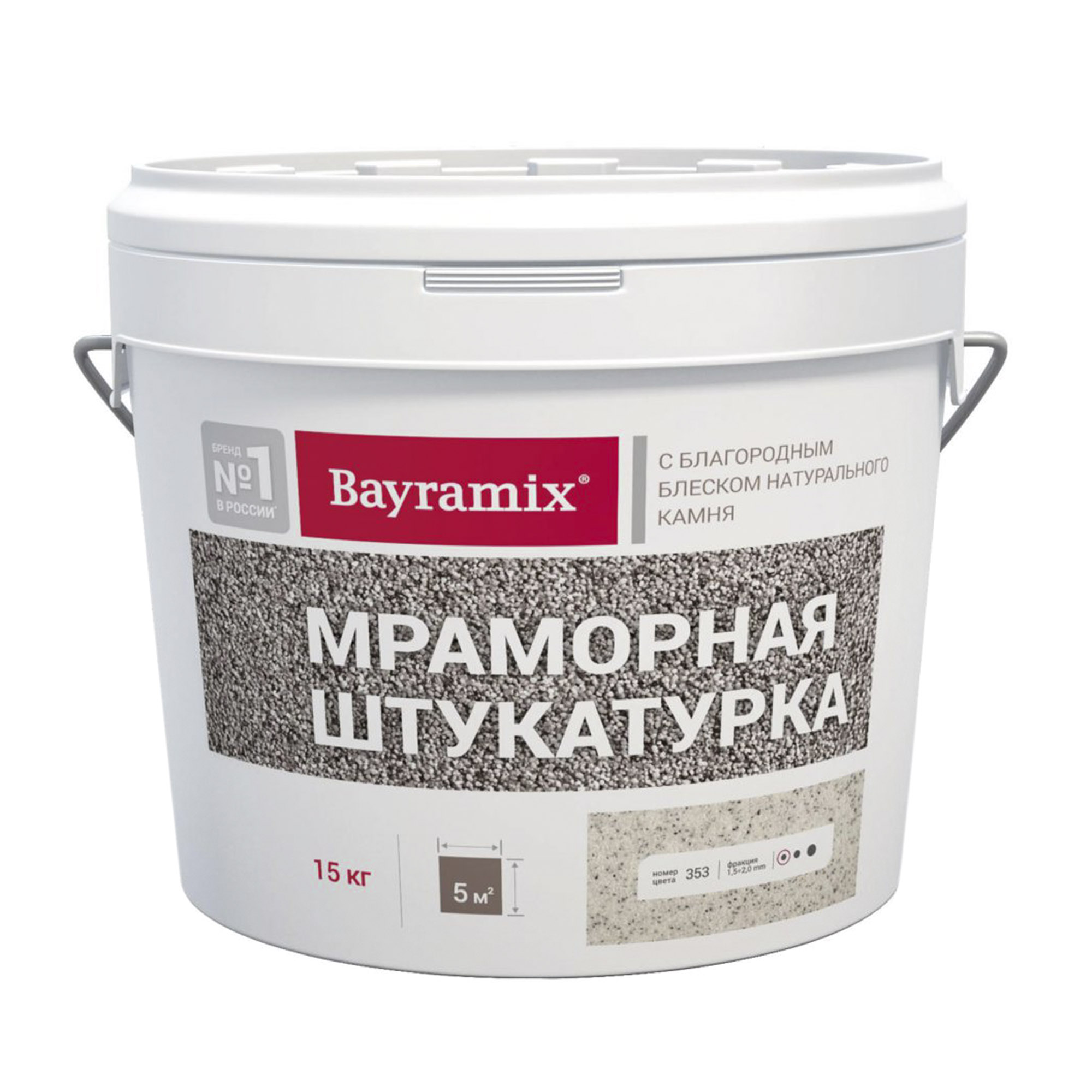 фото Штукатурка мраморная bayramix royal white n 15 кг