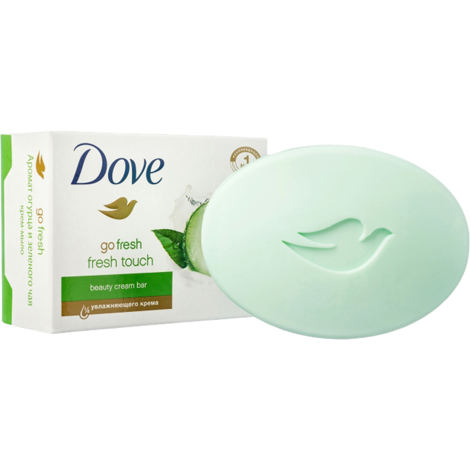 Крем-мыло Dove Прикосновение свежести 100 г, размер 8,5x3,5x6 см 67045174 - фото 2