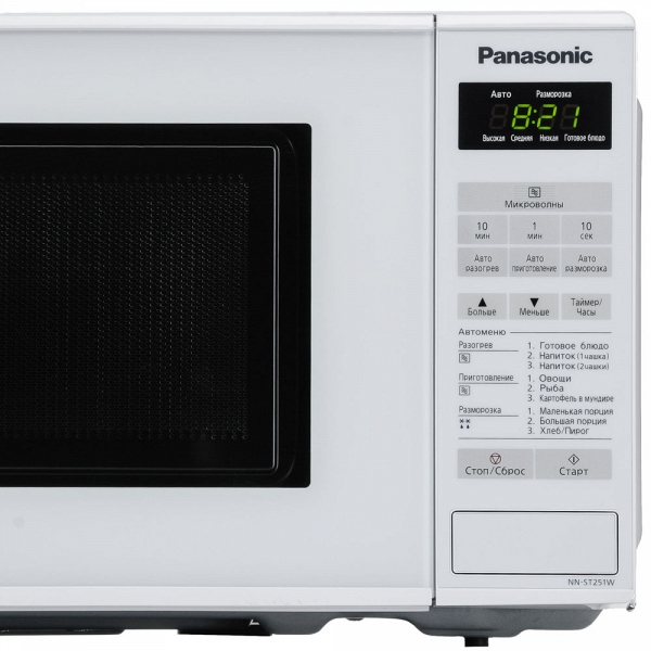 фото Микроволновая печь panasonic nn-st251wz