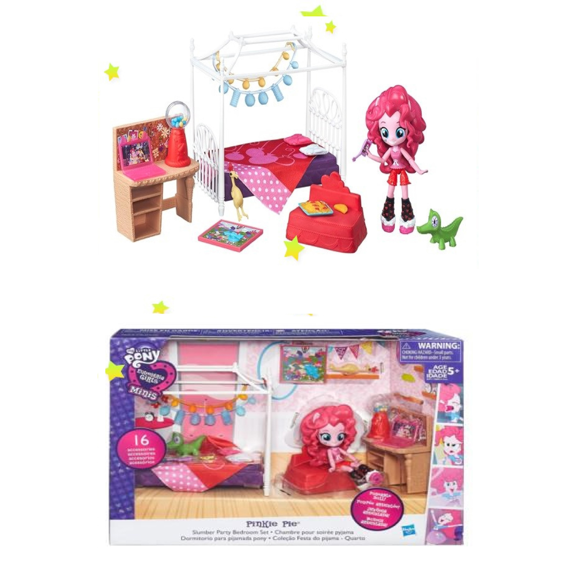 

Игровой набор мини - кукол MLP Equestria Girls "Пижамная вечеринка" в асс