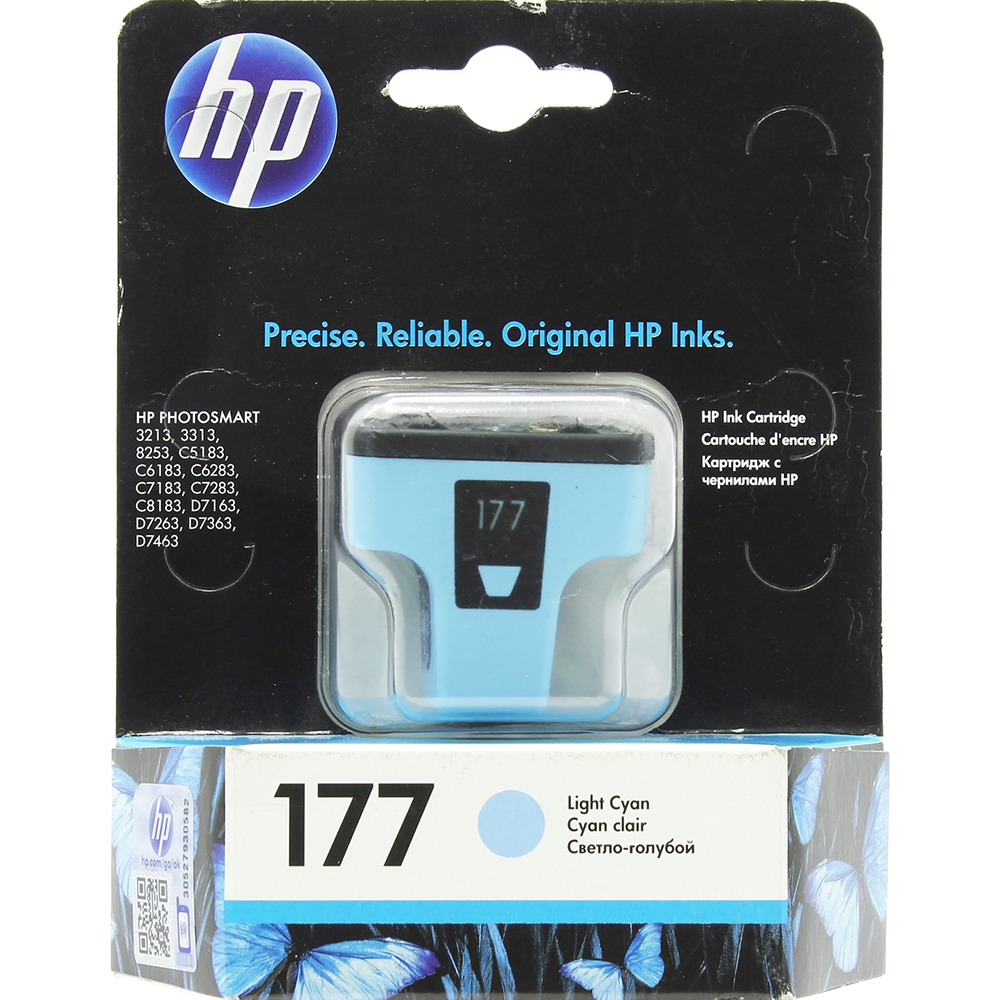 

Картридж HP 177 (C8774HE) Light Cyan, Светло-голубой