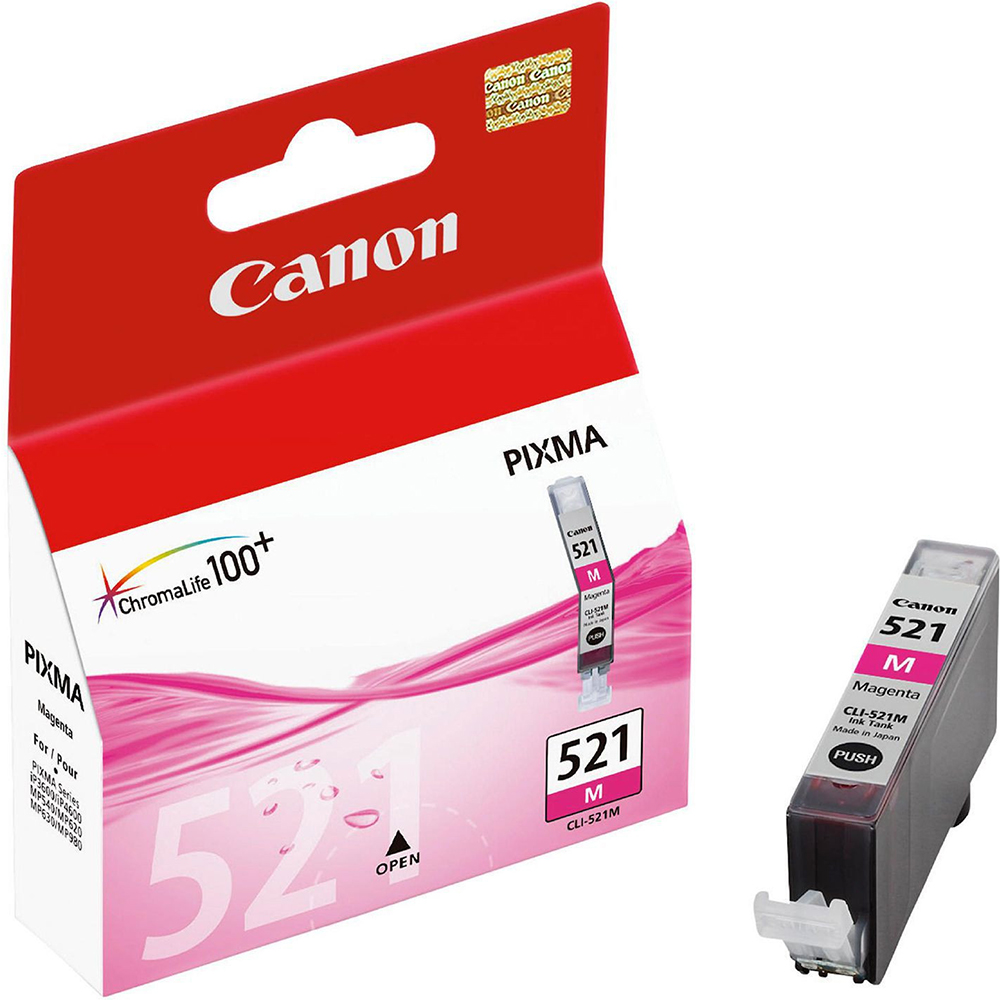 

Картридж Canon CLI-521M Magenta, Пурпурный