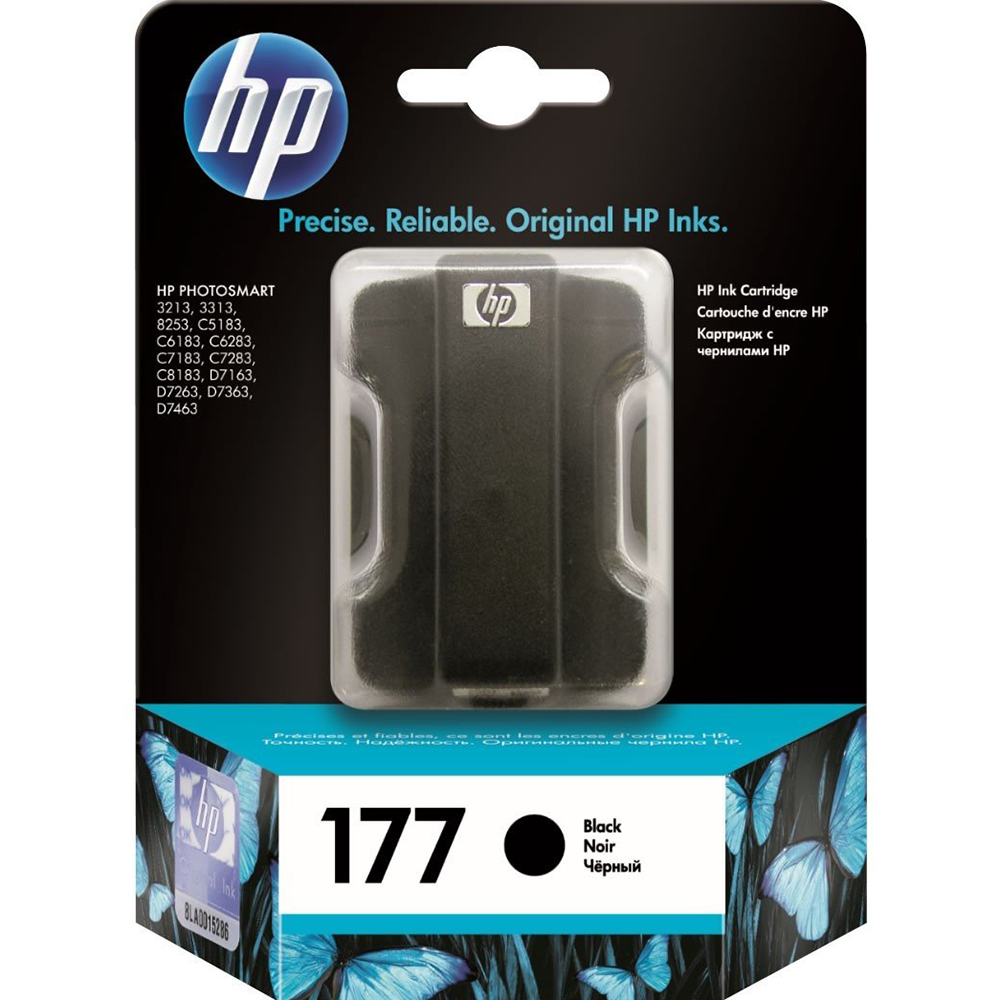 Картридж HP 177 (C8721HE) Black, цвет черный