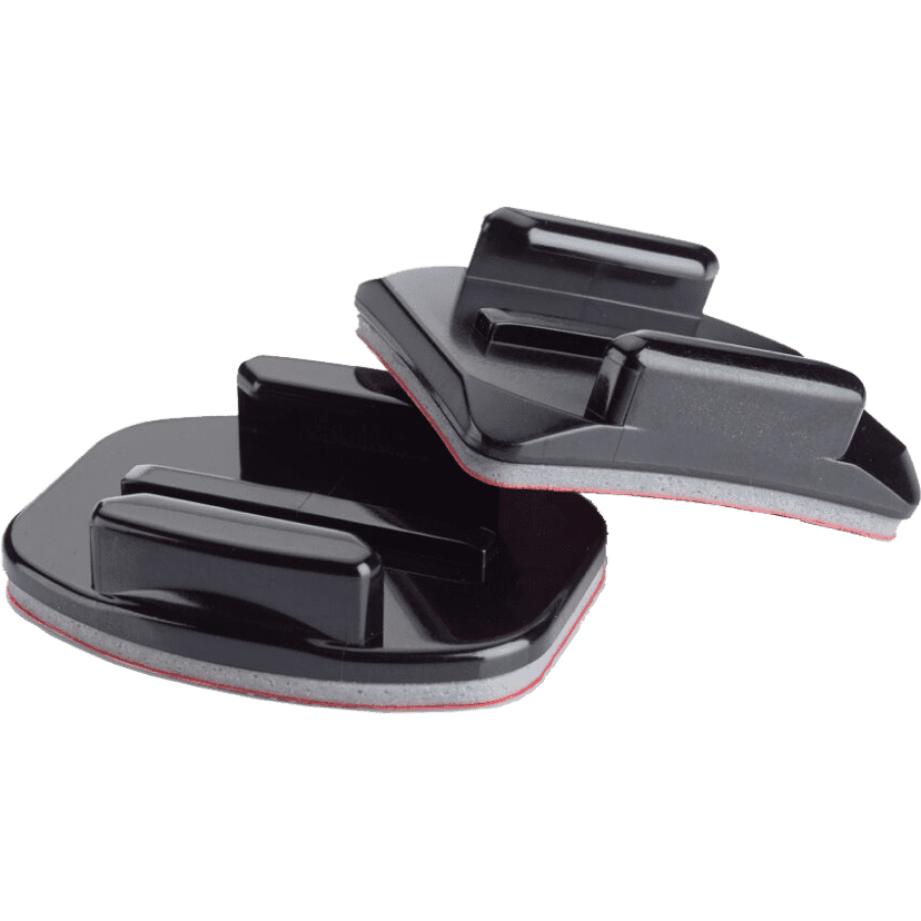 Набор клеящихся платформ GoPro Flat + Curved Adhesive Mounts AACFT-001, цвет черный - фото 2