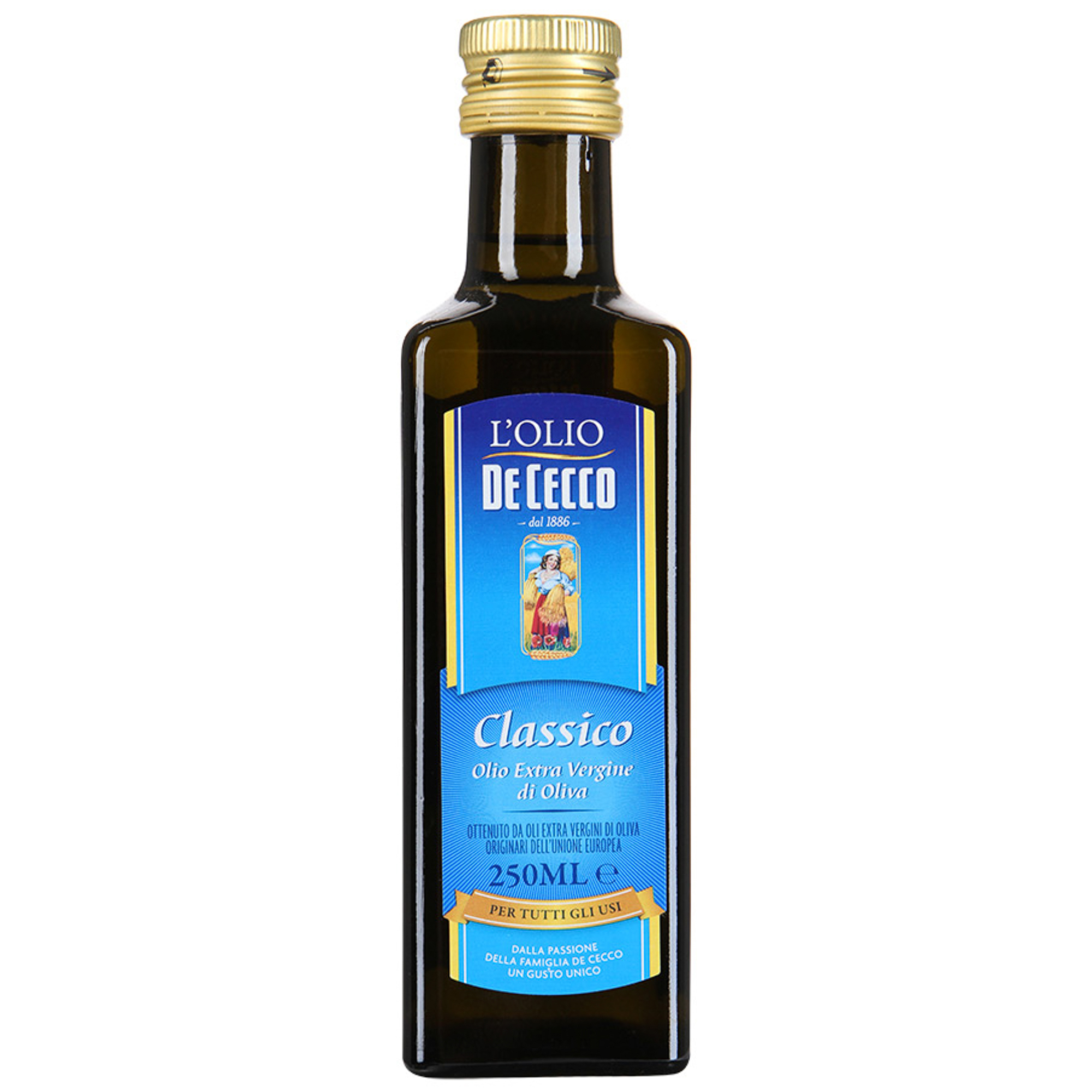 Масло оливковое De Cecco Classico 250 мл - фото 1