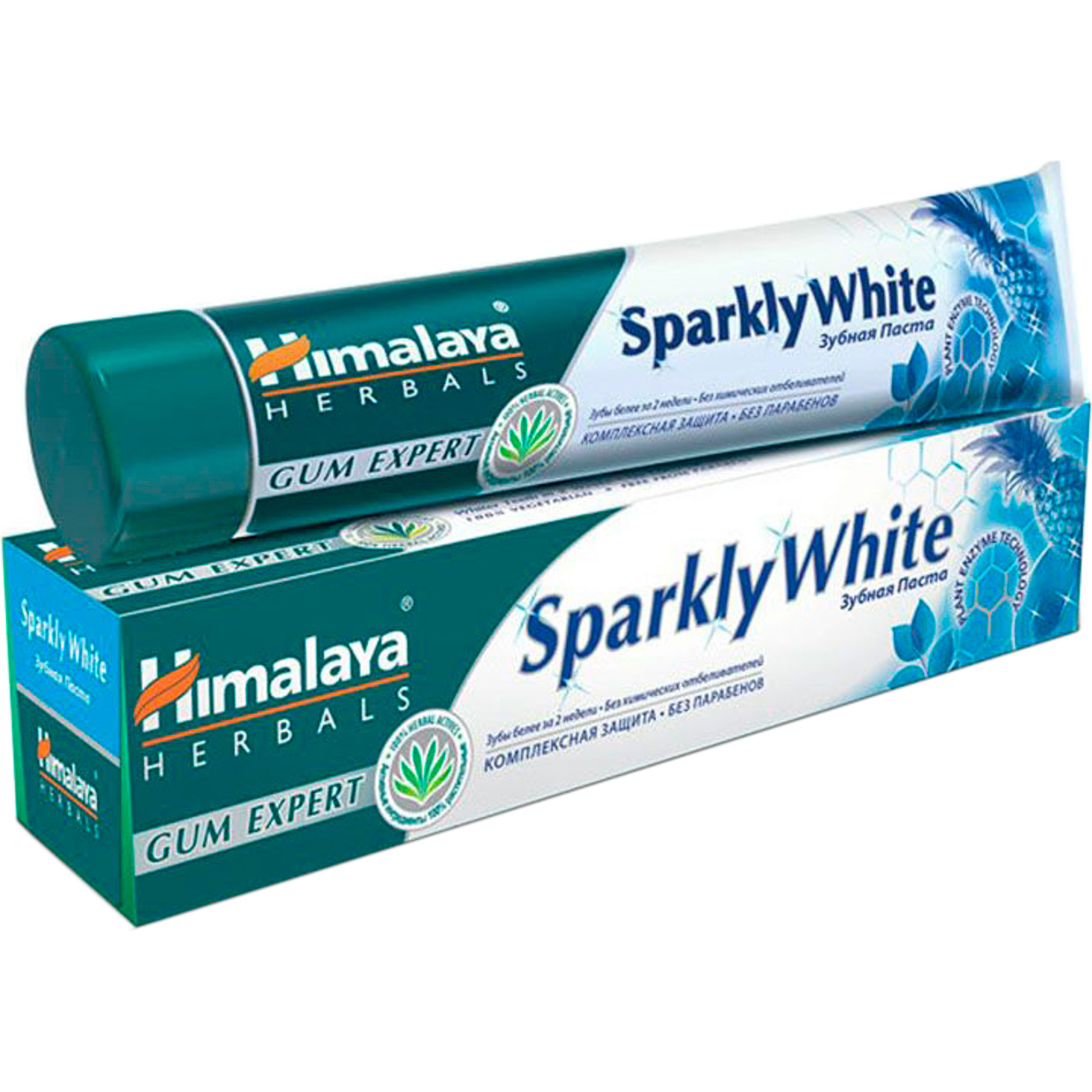 Зубная паста Himalaya Herbals Sparkly White Отбеливающая 75 мл
