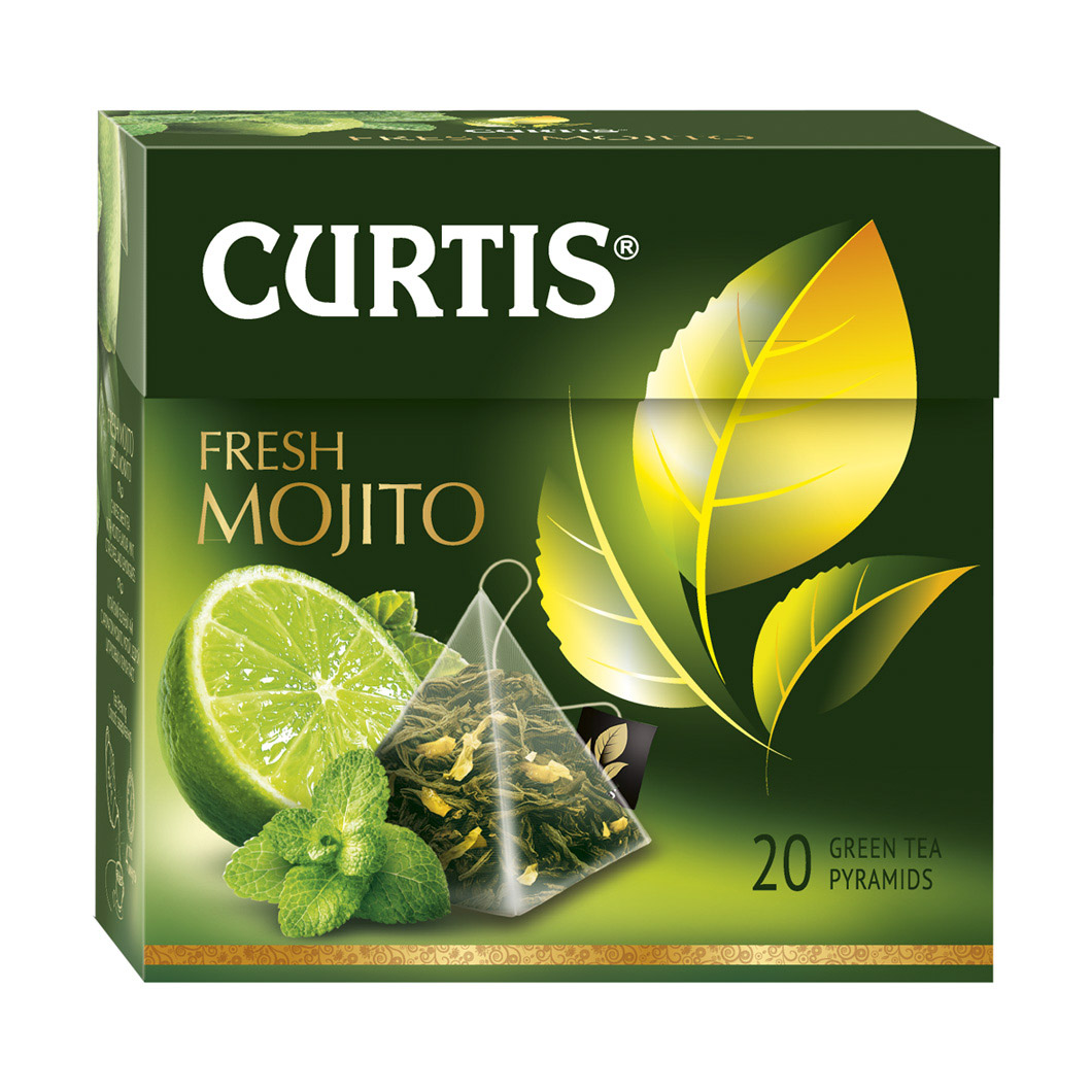 

Чай зеленый Curtis Fresh Mojito 20 пакетиков