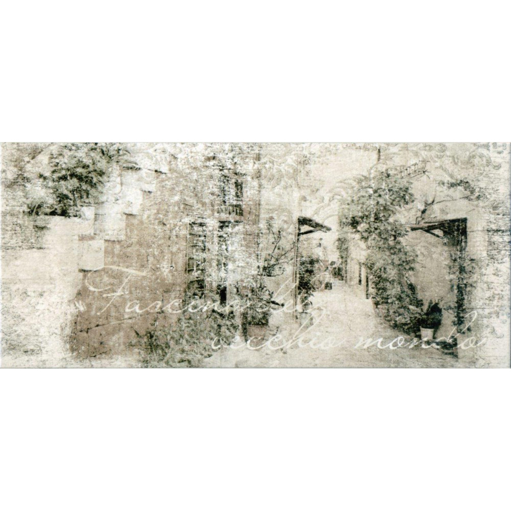 Плитка PiezaRosa Граффито 20x45 см 137672, цвет серый - фото 2