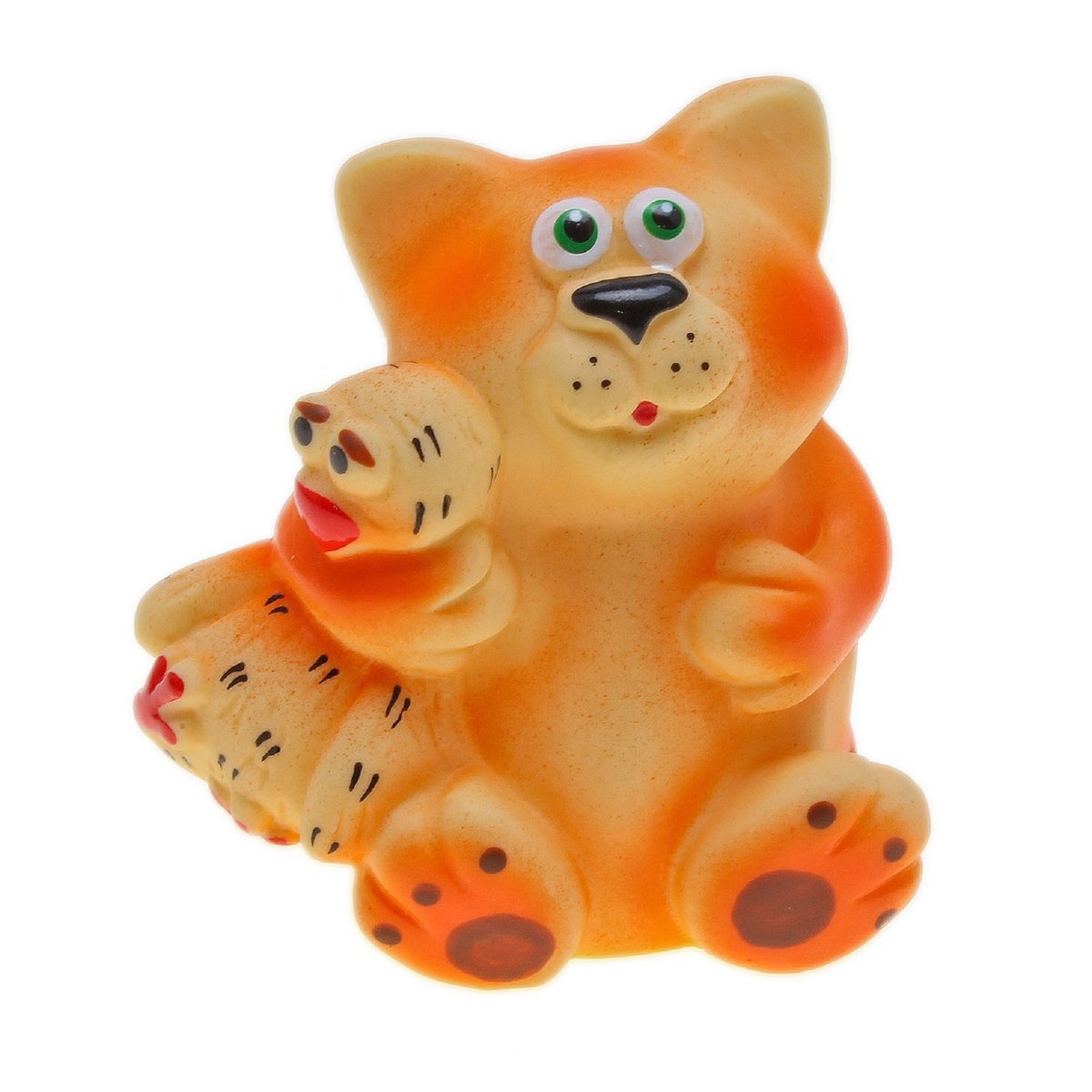 

Игрушка для ванны Кудесники Кот и гусь 11 см, Мультиколор