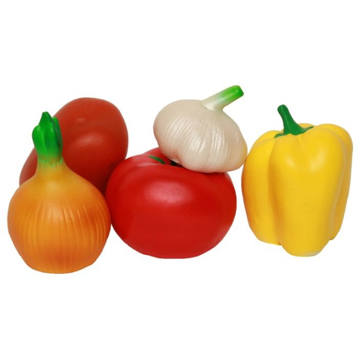 фото Набор игрушек для ванны кудесники овощи из 5 предметов