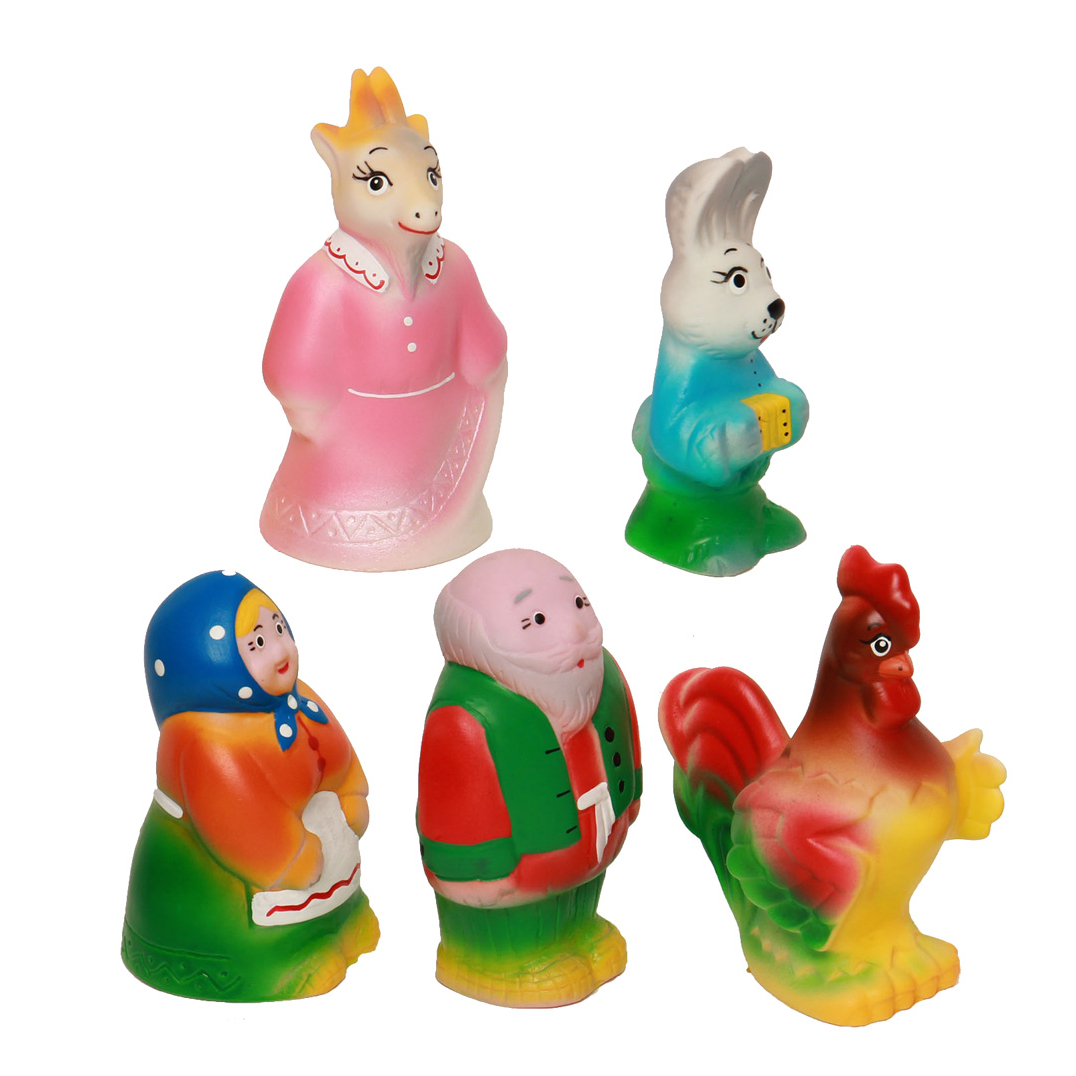 фото Набор игрушек для ванны кудесники коза-дереза из 5 предметов