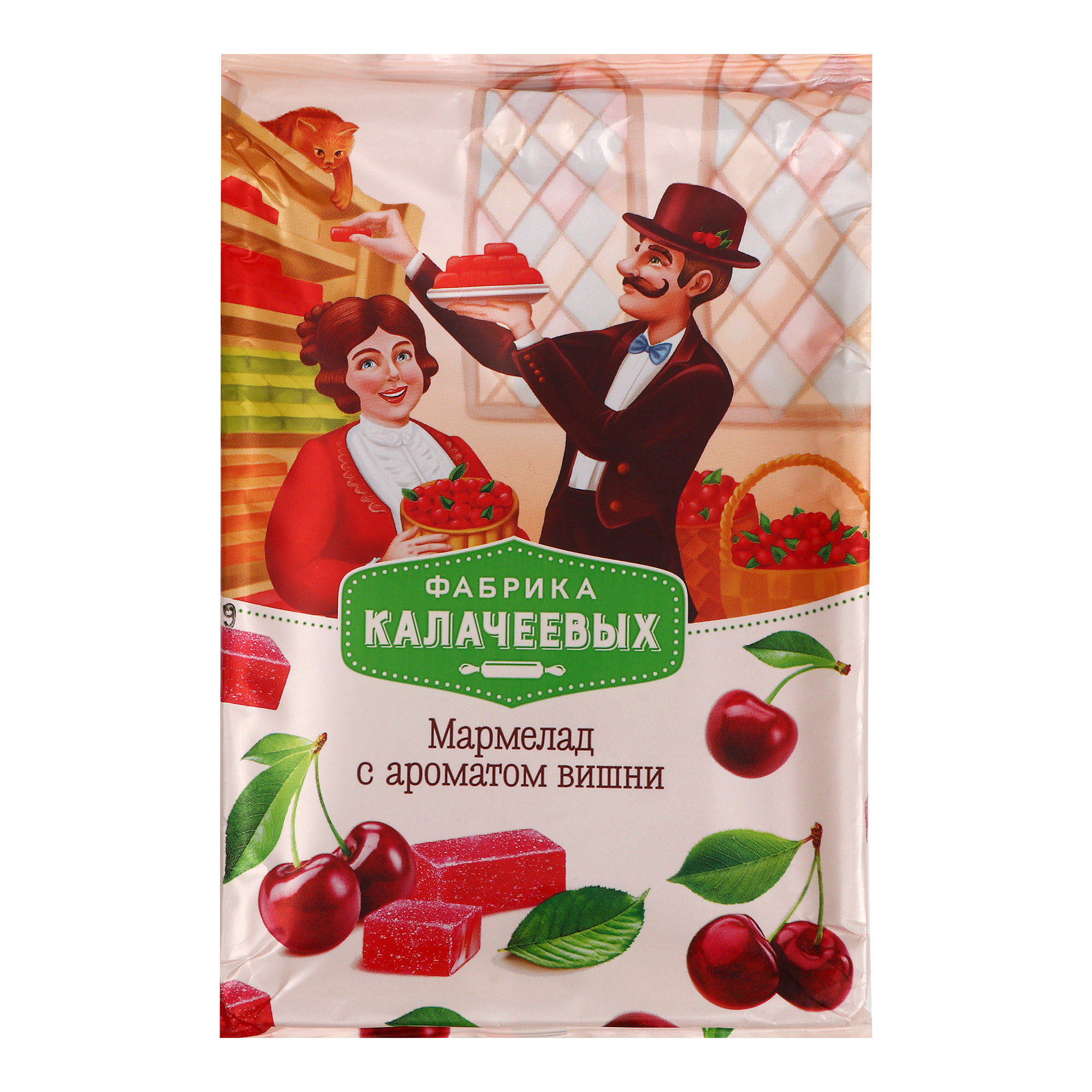 

Мармелад Фабрика Калачеевых желейный с ароматом вишни 300 г