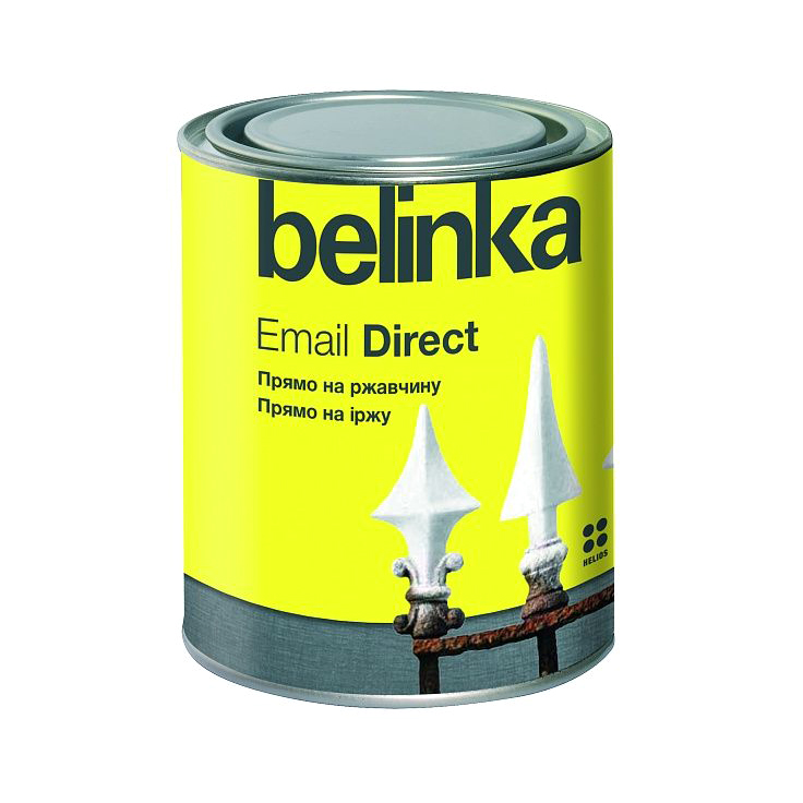 Эмаль по ржавчине Belinka Email Direct Коричневая 0,75 л