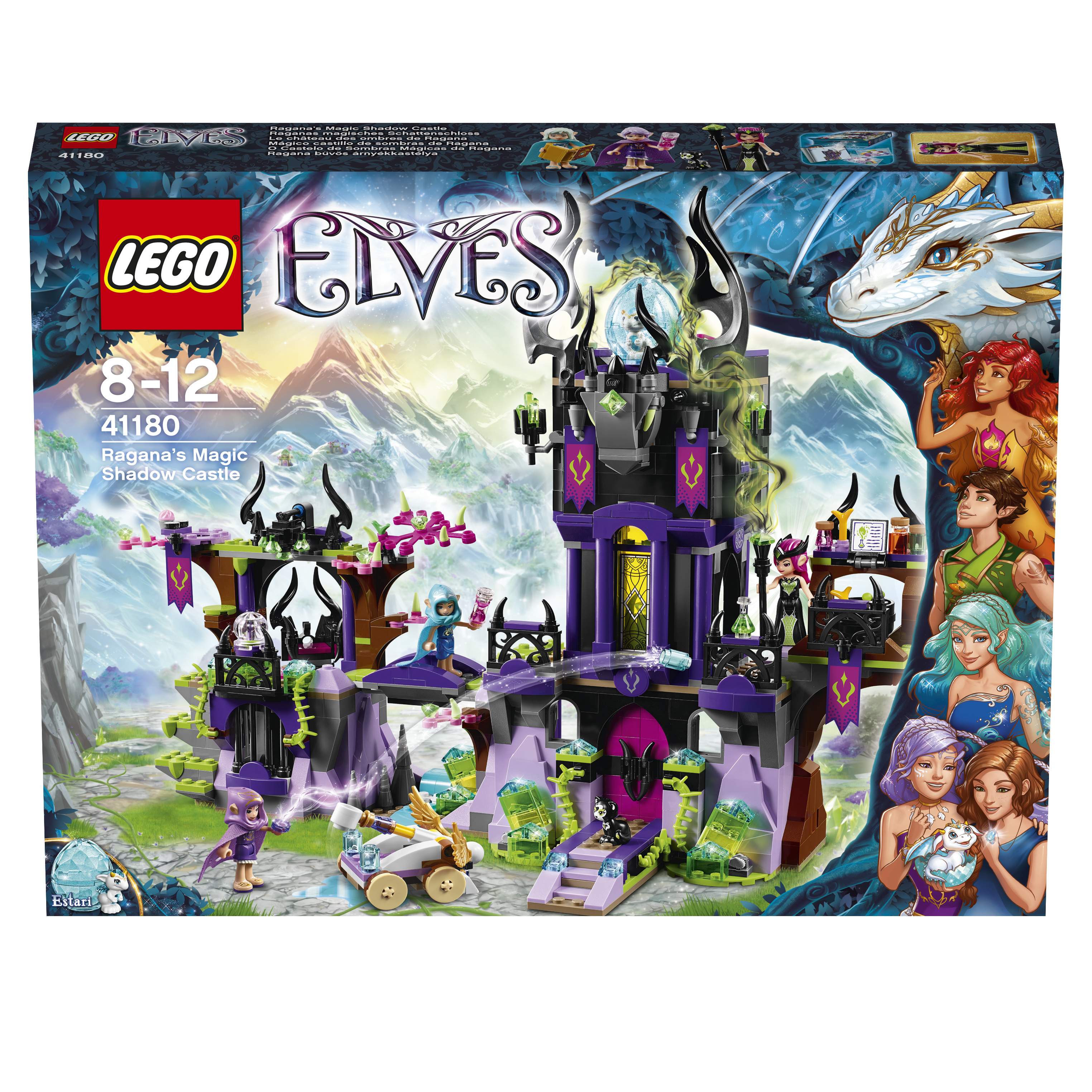 Замок теней. LEGO Elves замок теней Раганы. Лего эльфы замок Раганы. LEGO 41180 замок теней. Лего эльфы 41180.