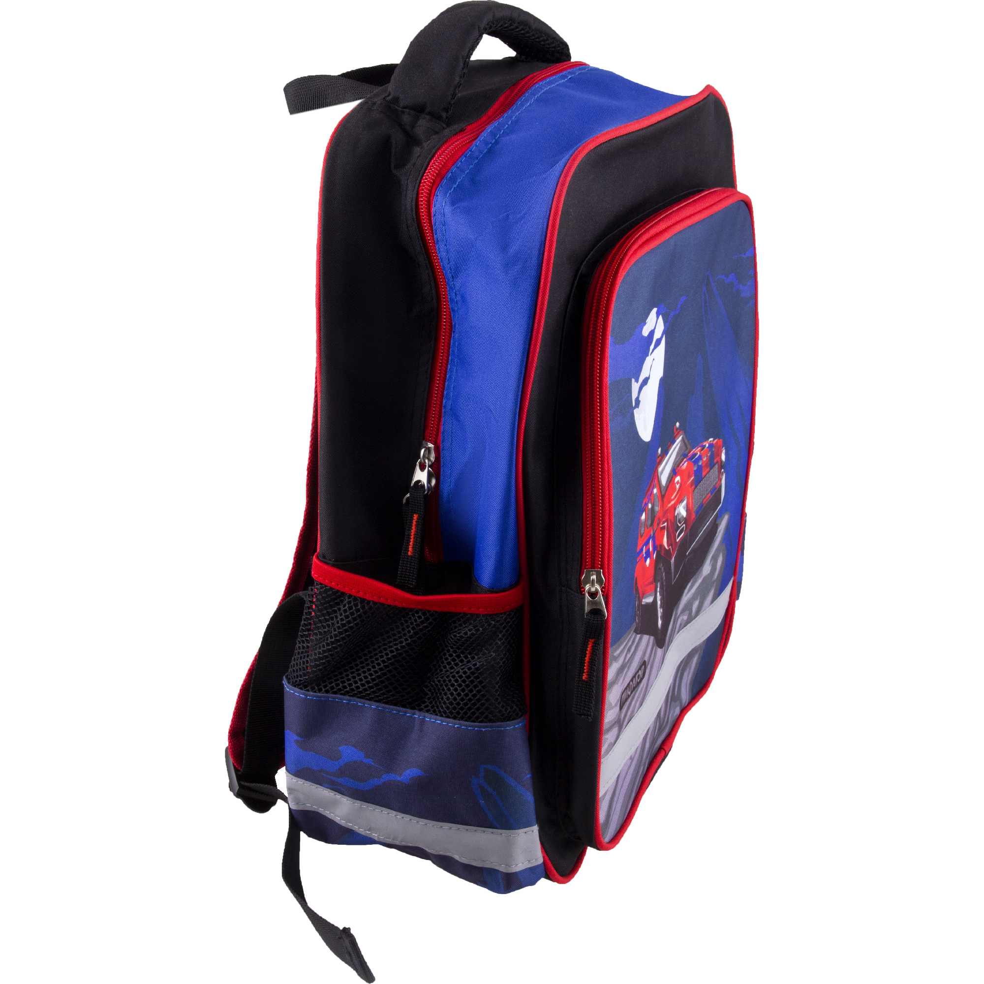 Рюкзак для мальчиков  Пифагор, цвет синий/черный - фото 2