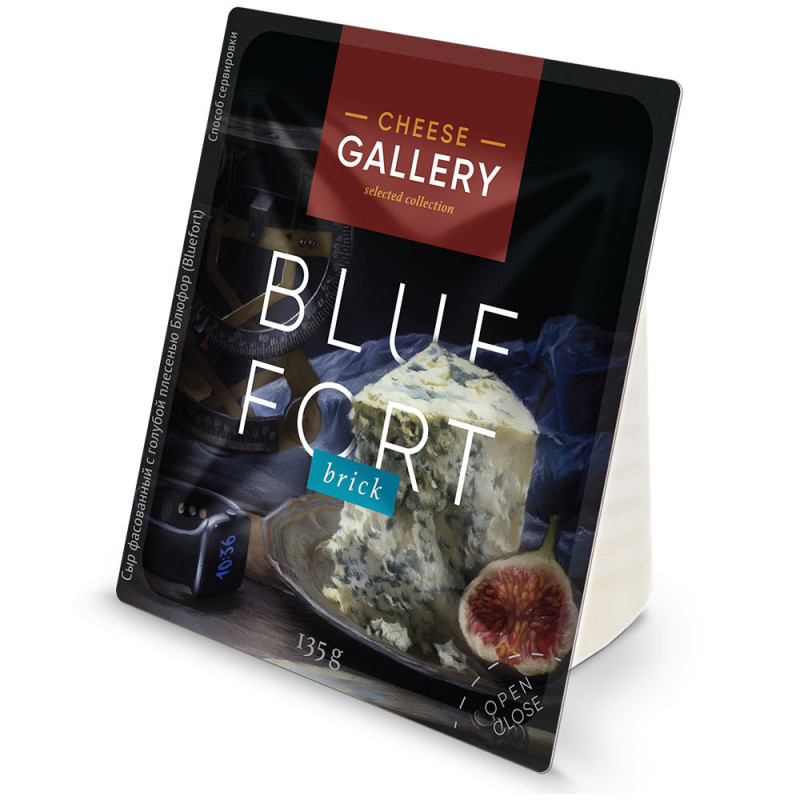 Сыр Cheeze Gallery Bluefort с голубой плесенью 56% 135 г