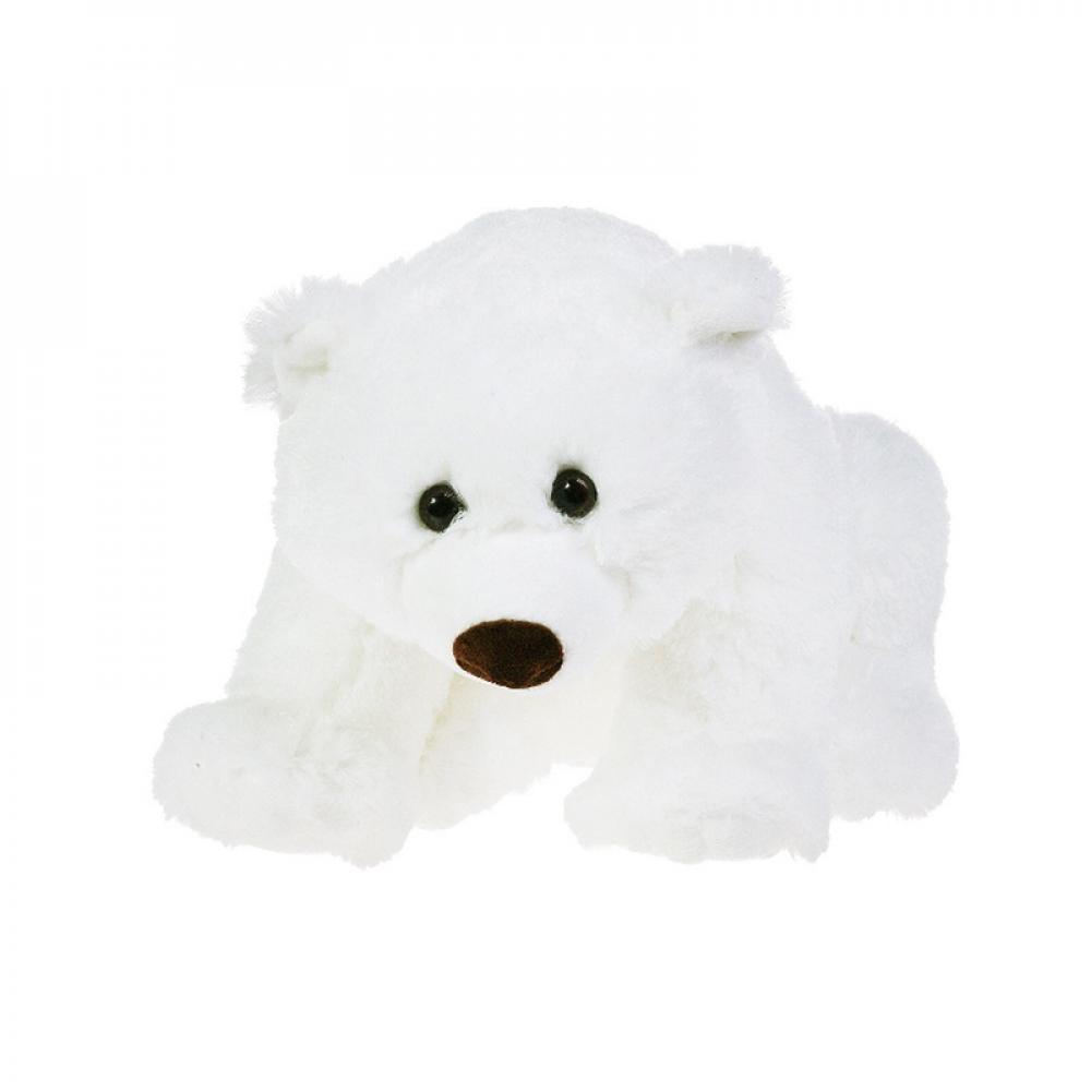 Медведь белый, лежачий 43 см Gulliver мягкая игрушка