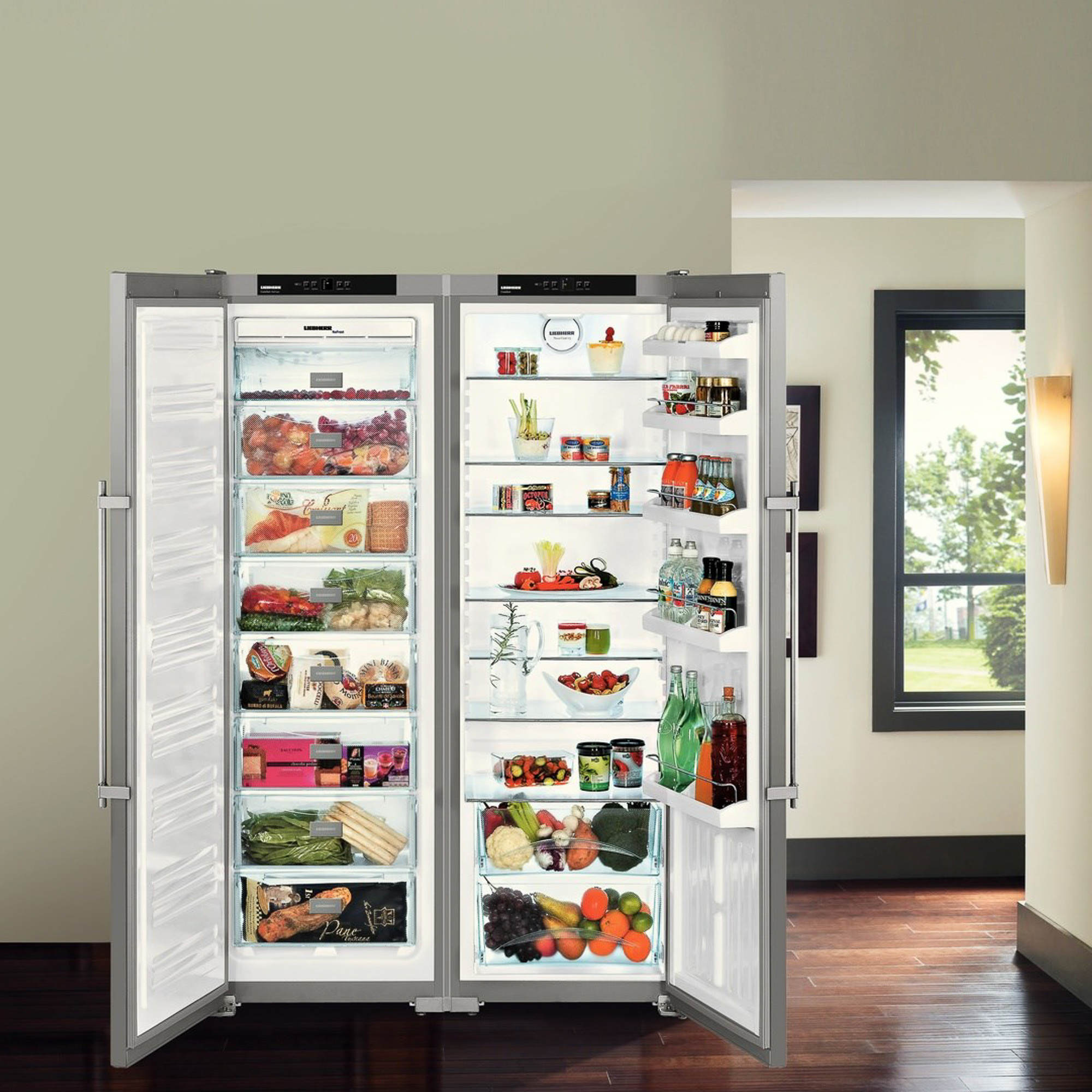 Холодильник Liebherr SBSesf 7212 Steel