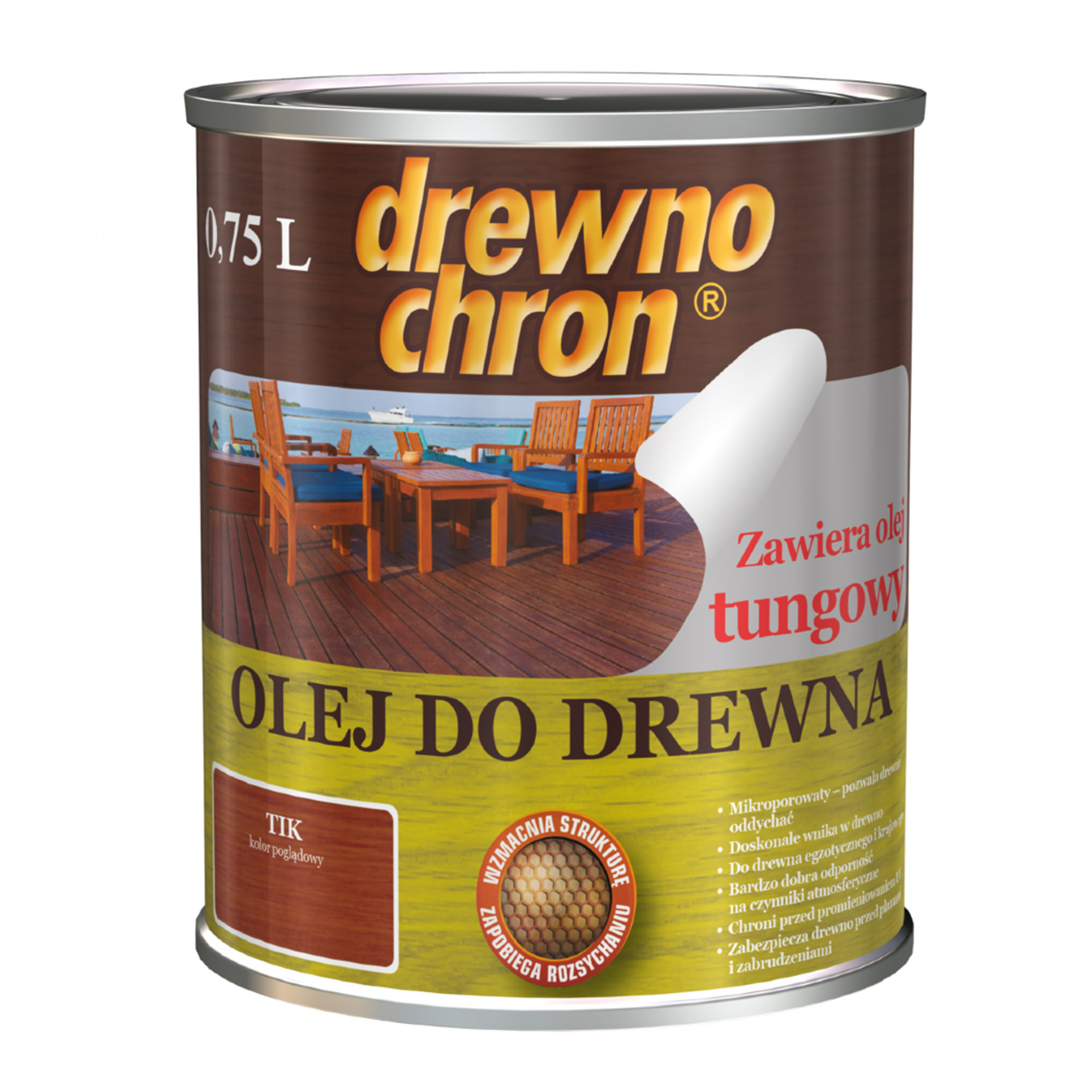 Масло Drewnochron серое 0,75 л
