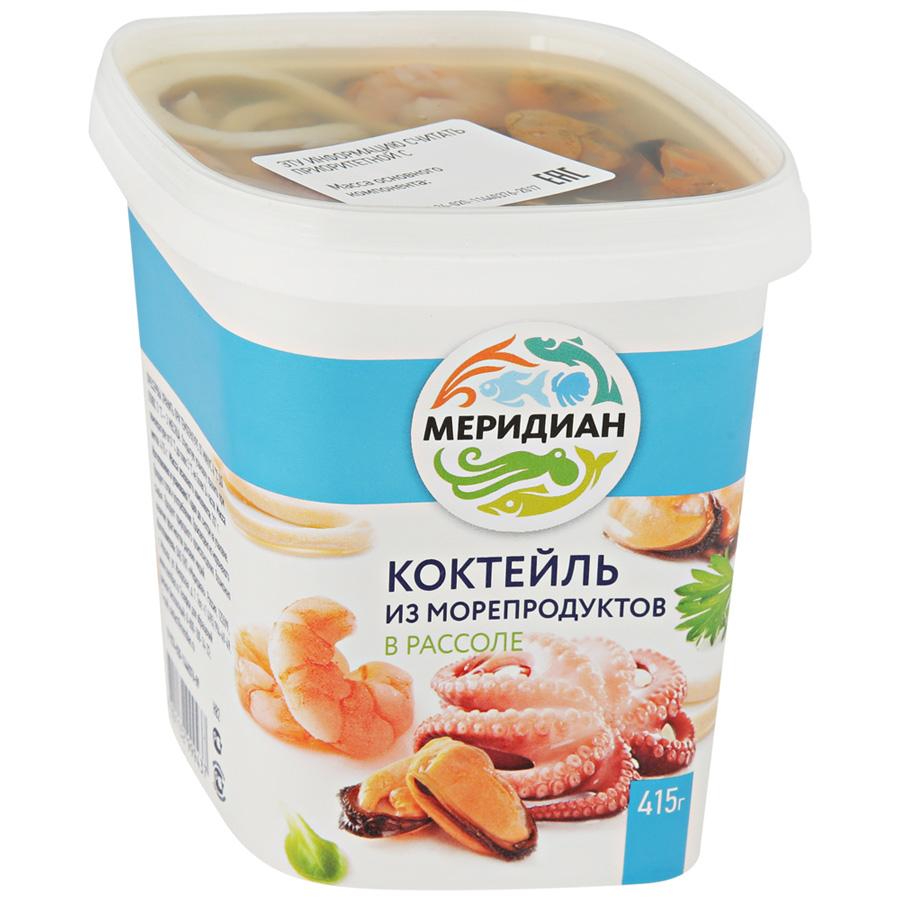 

Коктейль из морепродуктов Меридиан в рассоле, 415 г