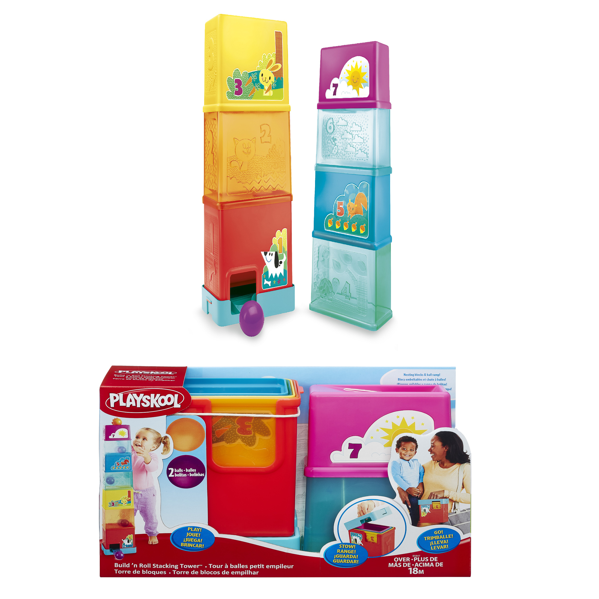 

Игрушка Hasbro Playskool Складная башня