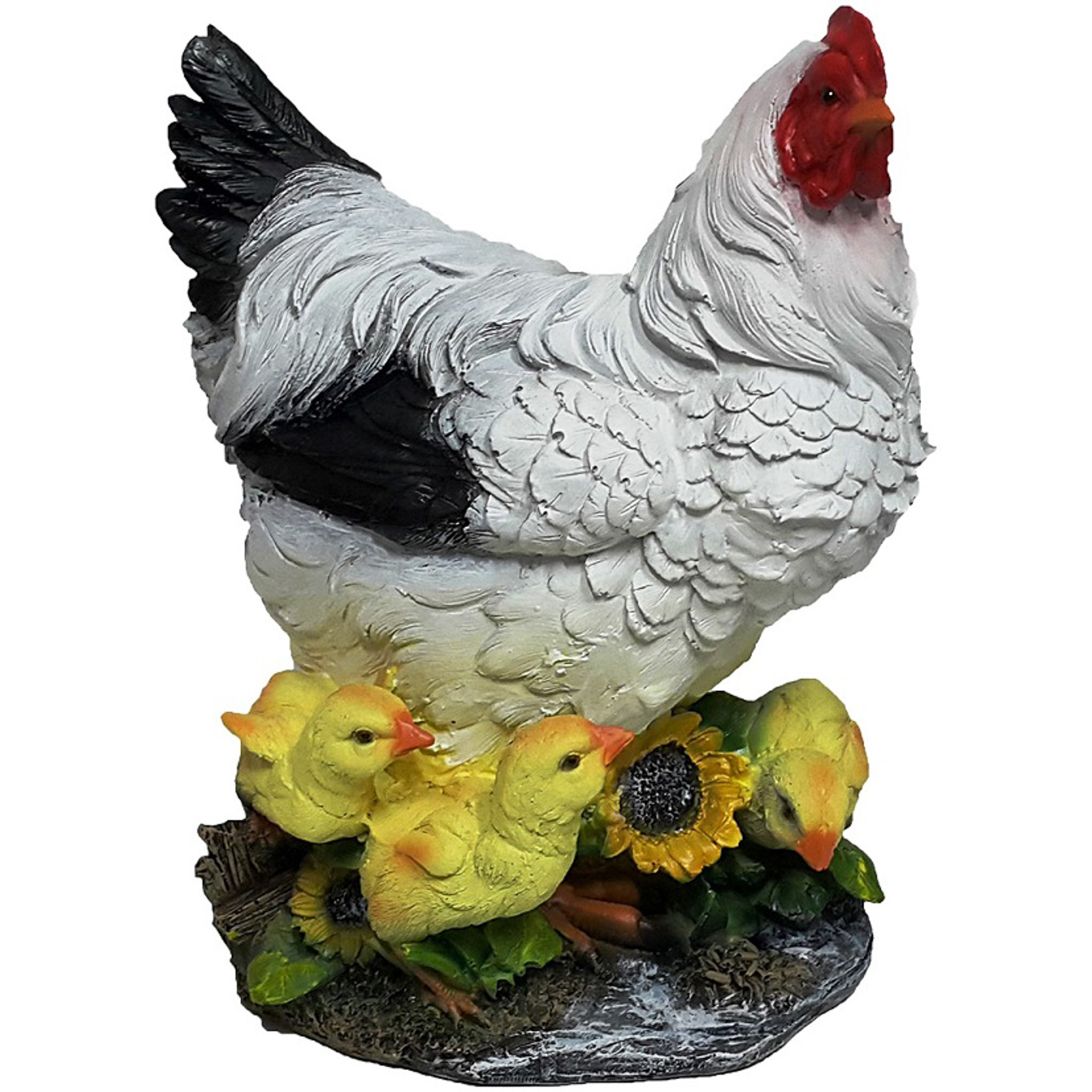 

Фигура садовая Курица на подсолнухе н-27 Тпк полиформ