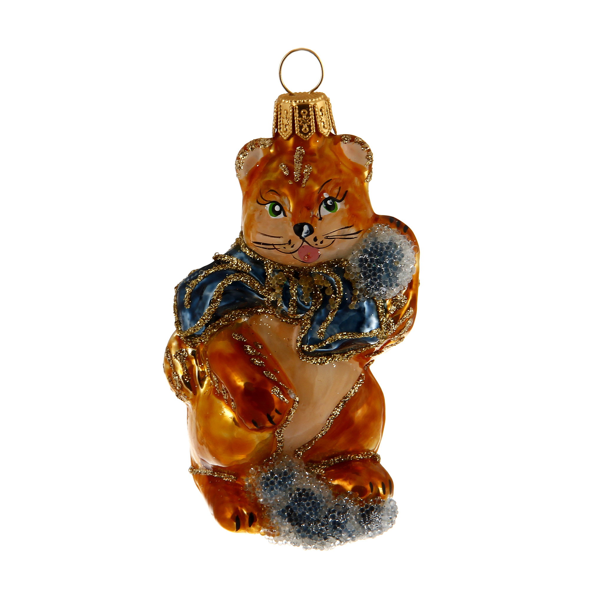 

Игрушка елочная Irena киса со снежком