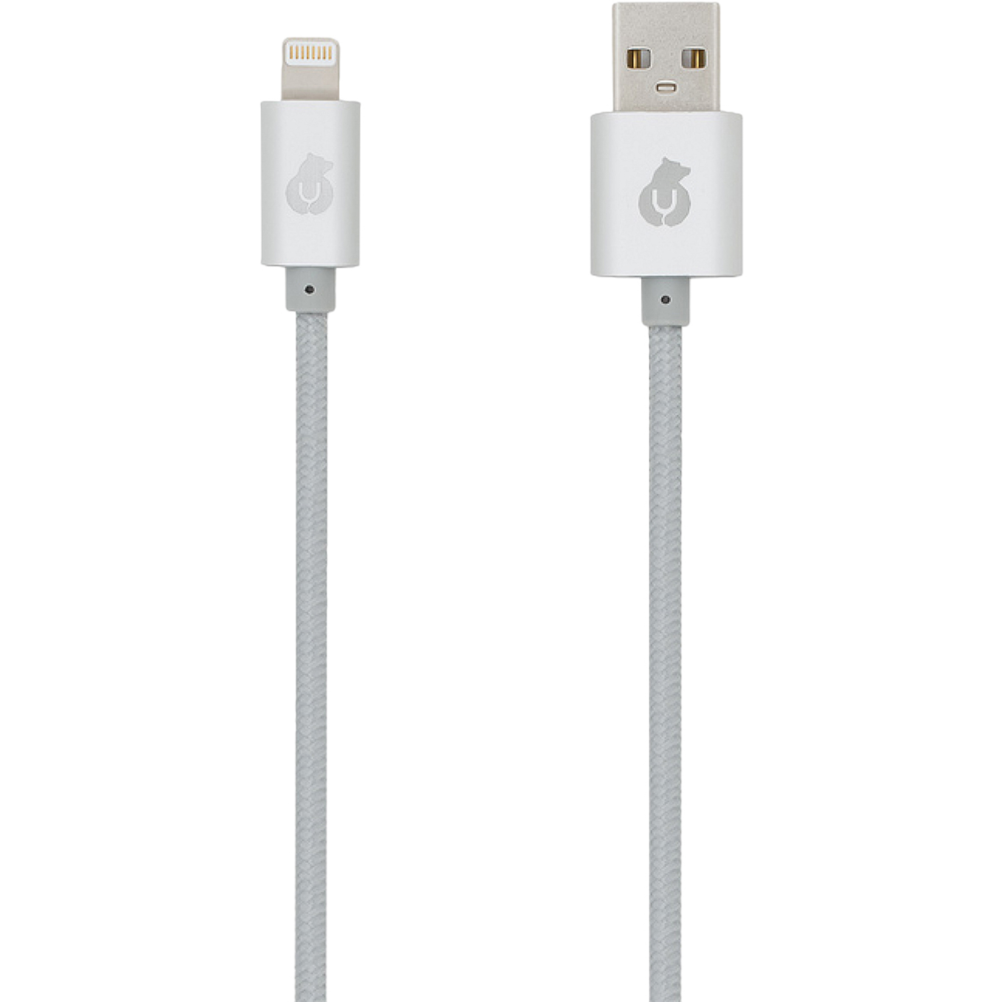 Кабель uBear Lightning-USB DC01CG01-I5 Cool Grey, цвет серый - фото 1
