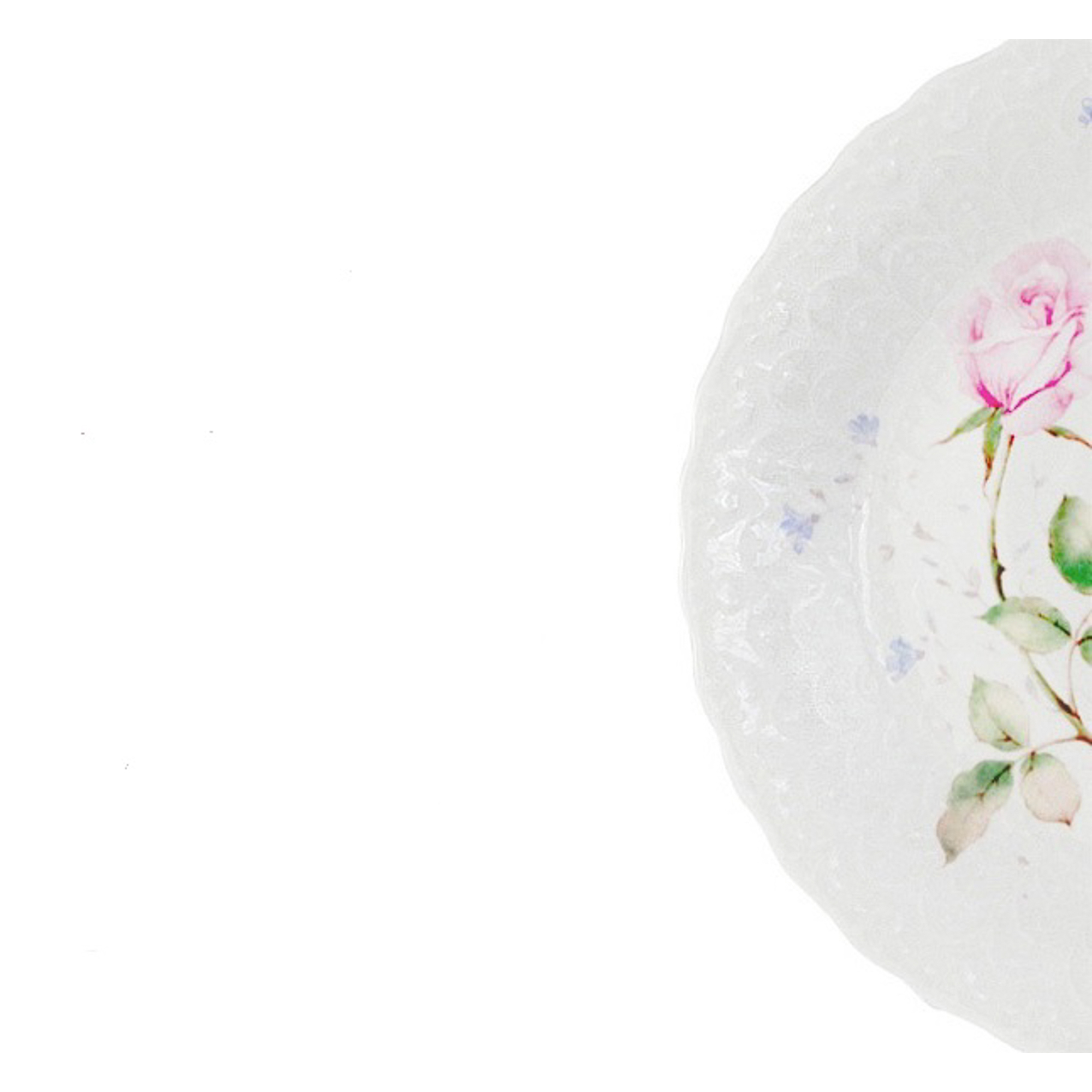 Набор тарелок Narumi Апрельская роза 23 см 6 шт - фото 2