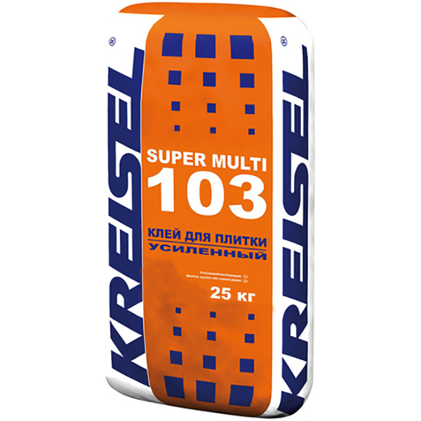 

Клеевая смесь Kreisel Super Multi 103 для плитки усиленный 25 кг, Серый