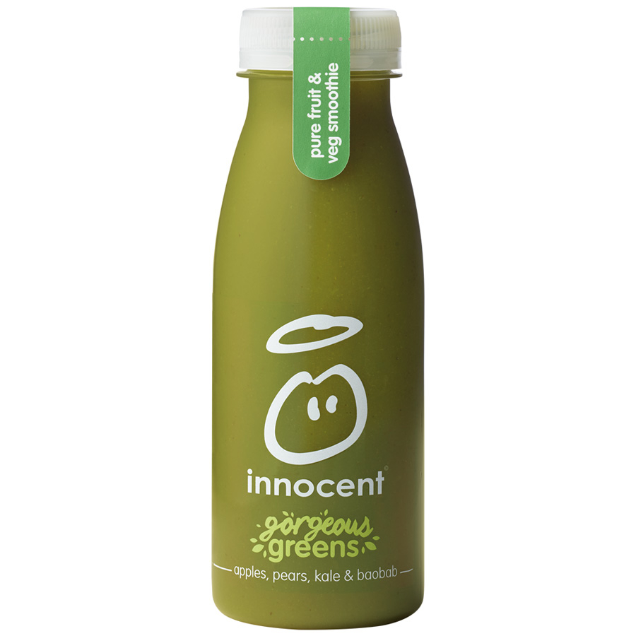 фото Смузи innocent из яблока, груши, шпината и баобаба, 0,25 л