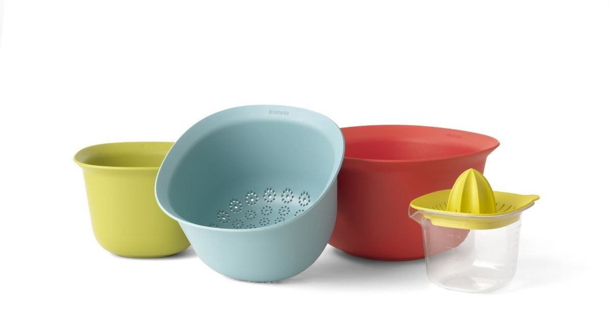 фото Набор салатников brabantia tasty colours 4 шт 1,5/3,2 л