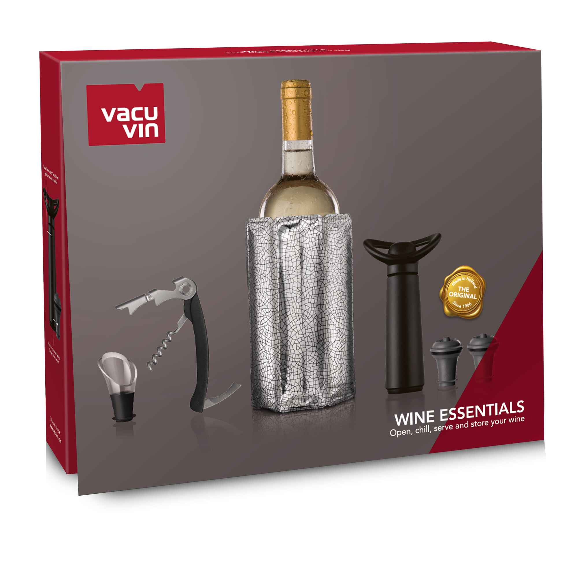 фото Подарочный набор для вина vacu vin из 6 предметов